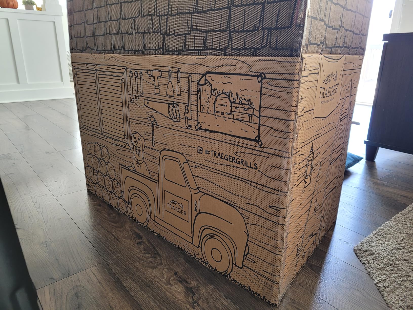 Traeger Grills Pro 22 Wood Pellet Grill & Smoker, Electric Pellet Smoker Grill Combo, 6-in-1 BBQ Versatility, 572 sq. in. Grilling Capacity, Meat Probe, 450 Degree Max Temperature, 18LB Hopper, Bronze - Customer Photo 2