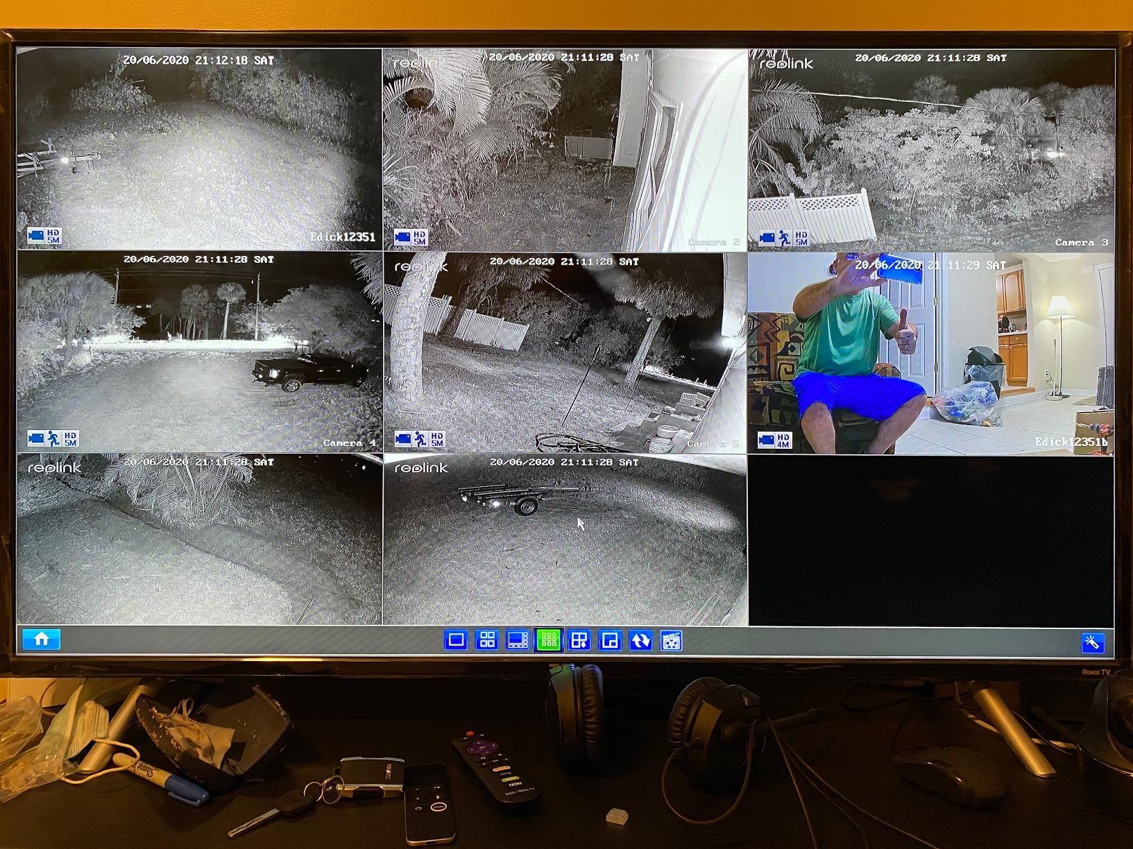 REOLINK Smart 5MP 8CH Home Security Camera System, 4pcs Wired PoE IP Cameras Outdoor with Person/Pet/Vehicle Detection, 4K 8CH NVR with 2TB HDD for 24-7 Recording, RLK8-520D4-5MP - Customer Photo 2