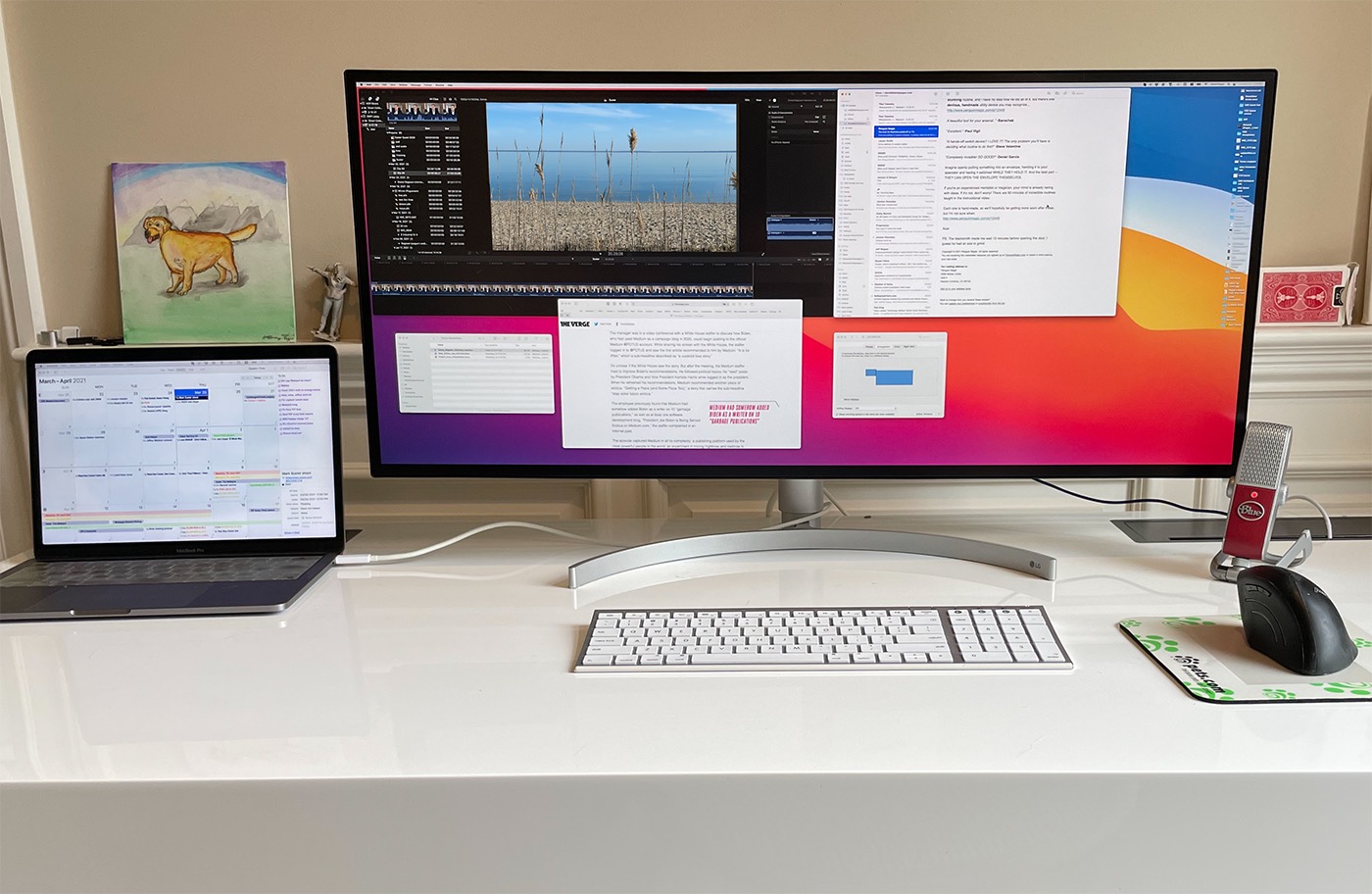 LG 34BK95U-W UltraFine 34