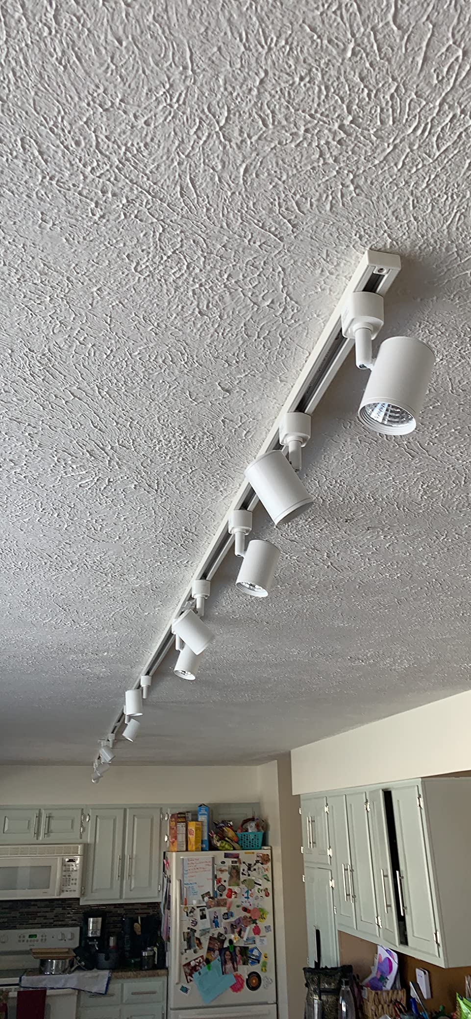 mirrea 6 Pack LED Track Lighting Heads Compatible with Single Circuit H Type Track Lighting Rail Ceiling Spotlight for Accent Task Wall Art Exhibition Lighting 6.5W 24 degrees White 3000K Warm White - Customer Photo 2