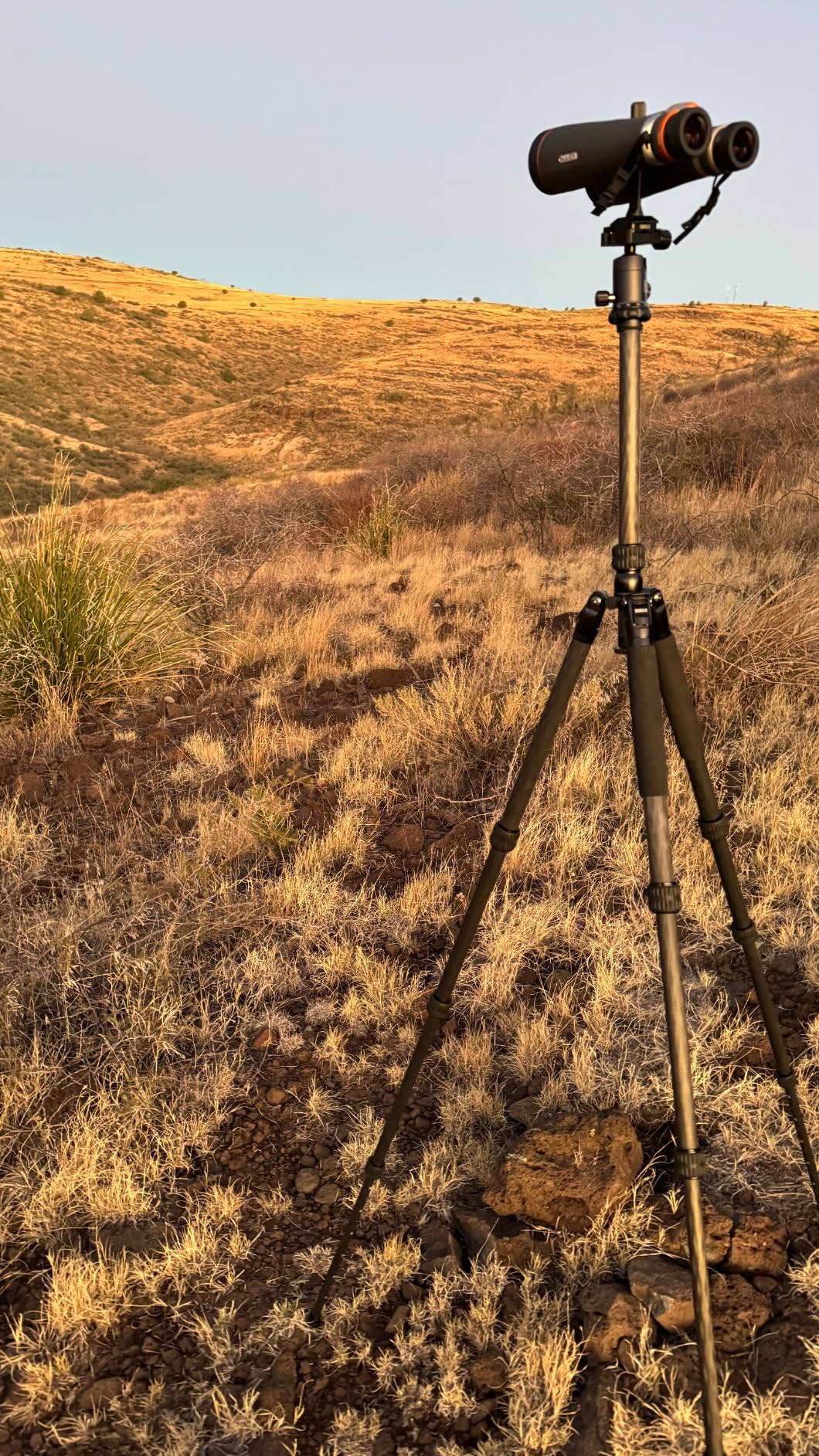 Sirui Compact Traveler 5C Tripod 54.3 inches Lightweight Carbon Fiber Travel Tripod for Camera with 360° Panorama Ball Head for Arca Swiss Quick Release Plate, Max Load 8.8lbs - Customer Photo 2