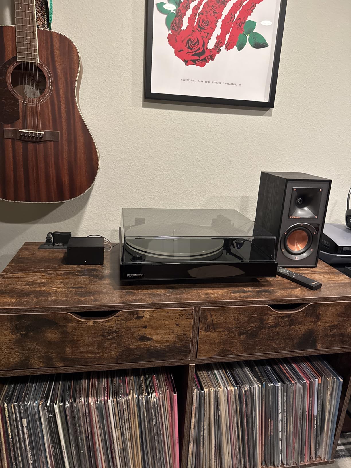 Fluance RT85 Turntable with Ortofon Cartridge, Acrylic Platter, Speed Control, and Vibration Isolation - High Fidelity Vinyl Record Player - Customer Photo 1