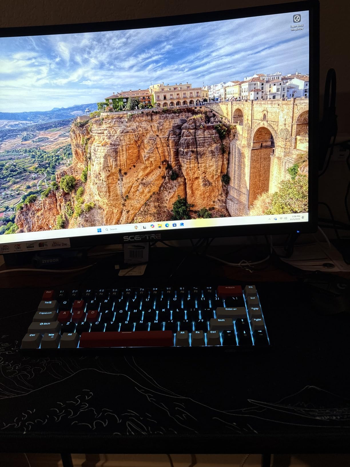 Sceptre Curved 24-inch Gaming Monitor 1080p R1500 98% sRGB HDMI x2 VGA Build-in Speakers, VESA Wall Mount Machine Black (C248W-1920RN Series) - Customer Photo 2