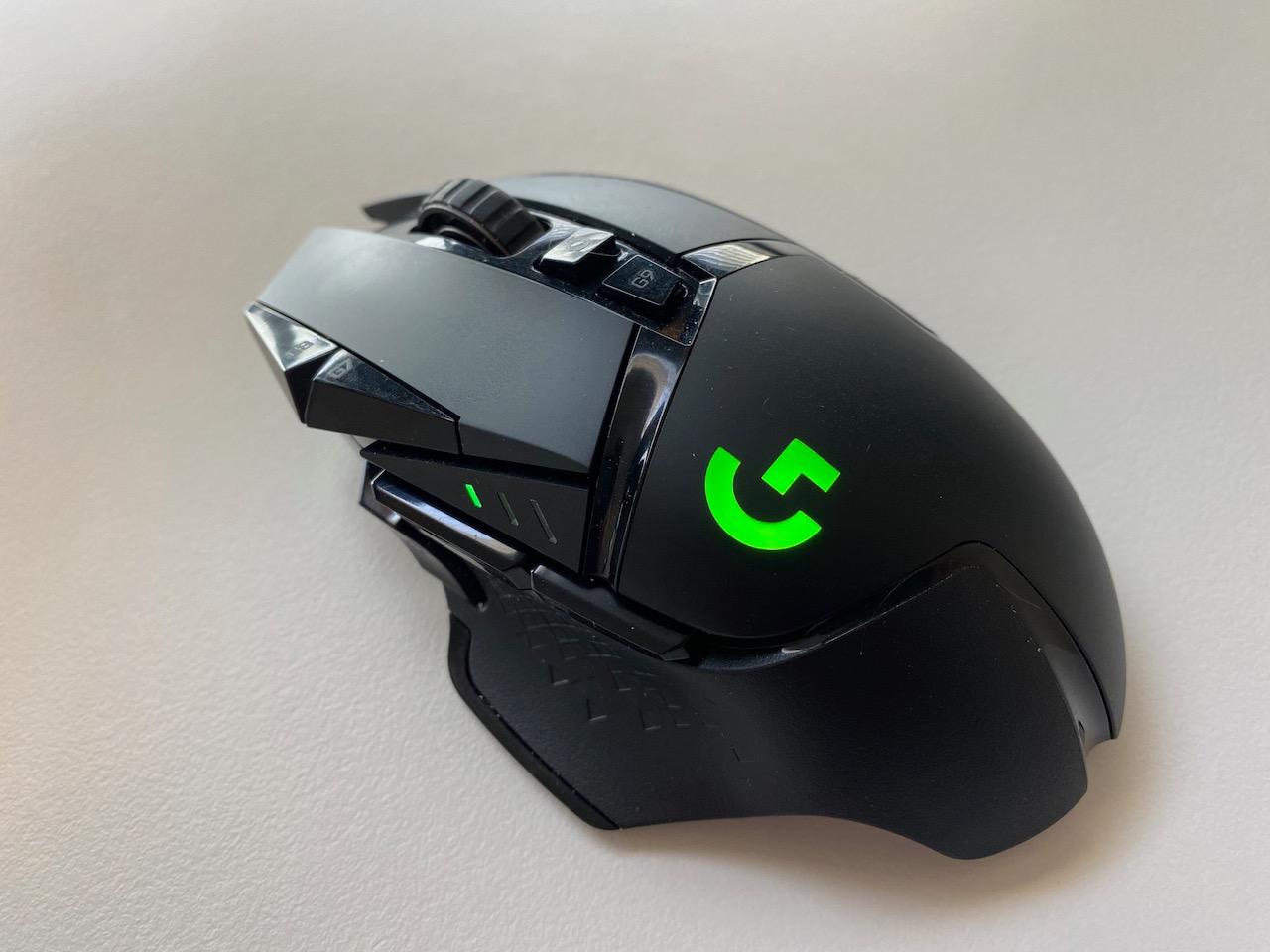 Logitech G502 Lightspeed Wireless Gaming Mouse with Hero 25K Sensor, PowerPlay Compatible, Tunable Weights and Lightsync RGB - Black - Customer Photo 2