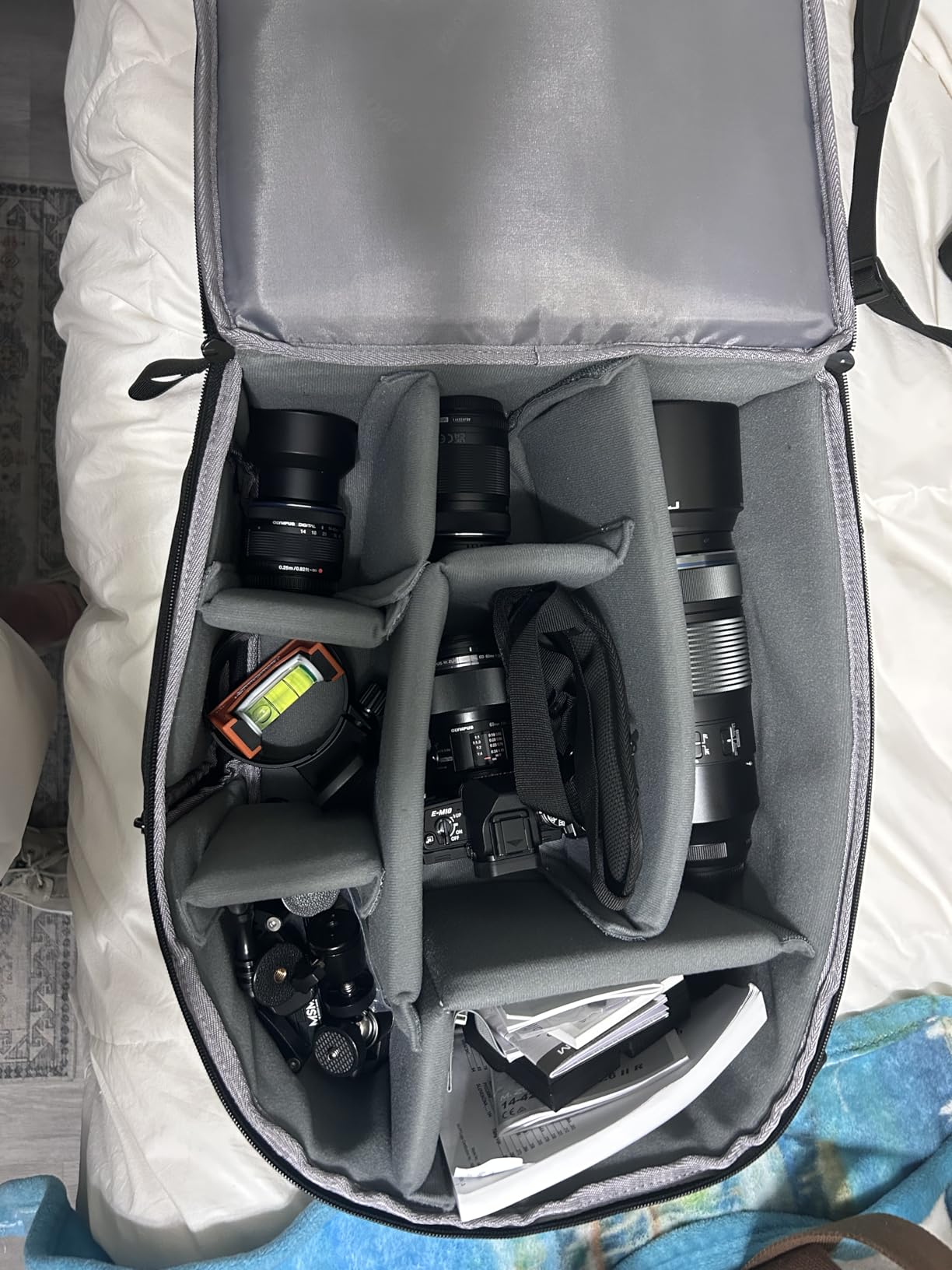 CADeN Camera Backpack Bag Professional for DSLR/SLR Mirrorless Camera Waterproof, Camera Case Compatible for Sony Canon Nikon - Customer Photo 2