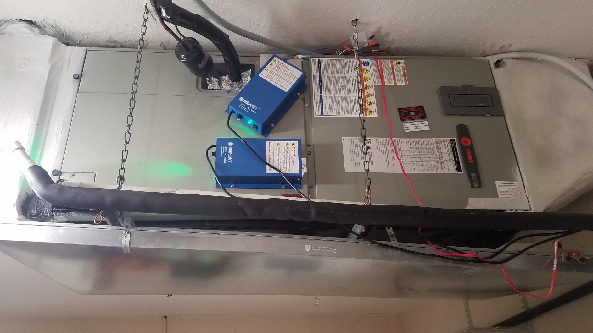 OdorStop OS72PRO UV Air Purifier 72W System with Energy Saving Airflow Sensor and 16-in Bulbs - Customer Photo 2