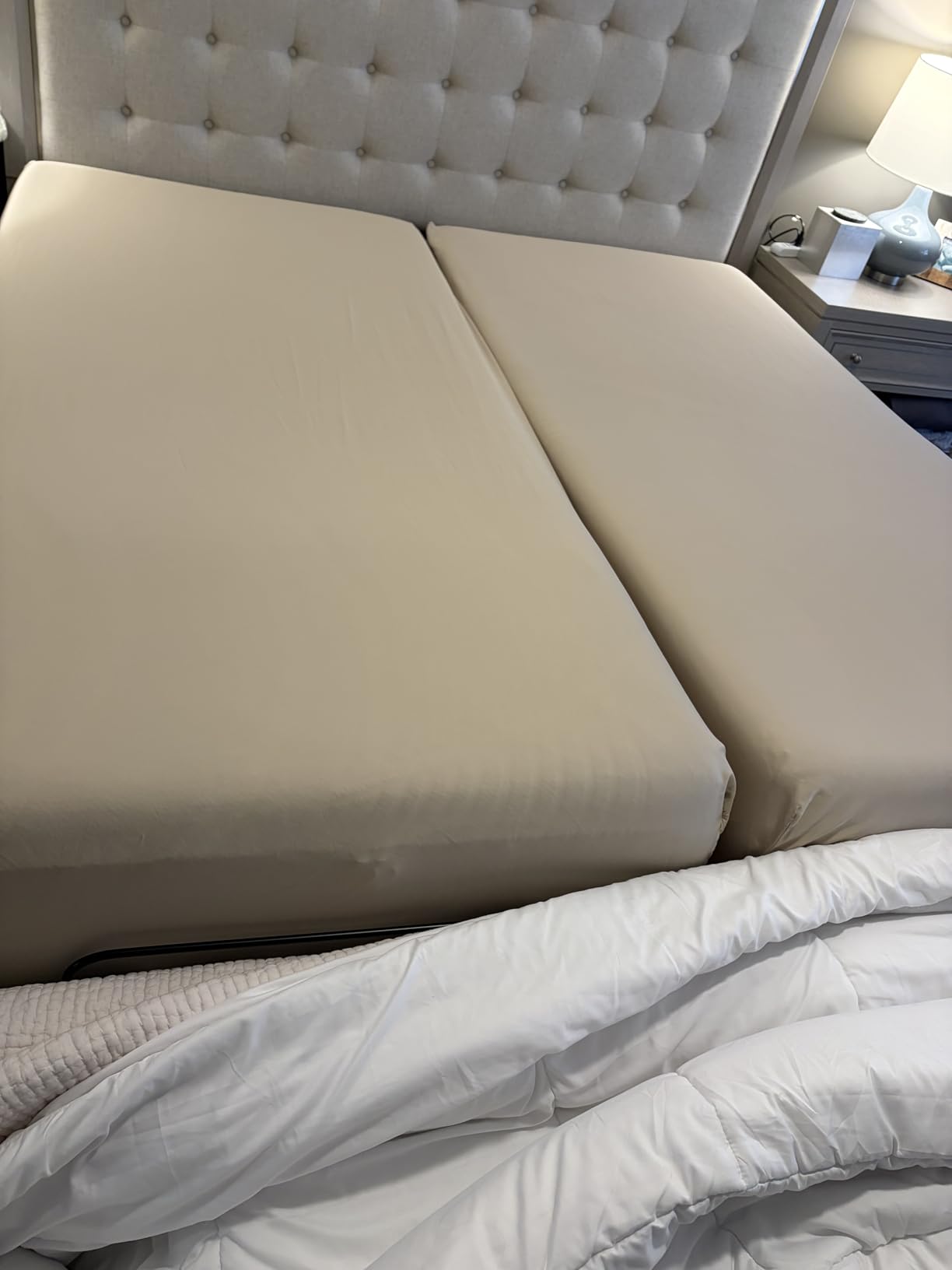 King Sheets by Pure Bamboo, Genuine 100% Organic Viscose Derived from Bamboo Bed Sheet Set, Soft & Cooling, Double Stitching - Customer Photo 1