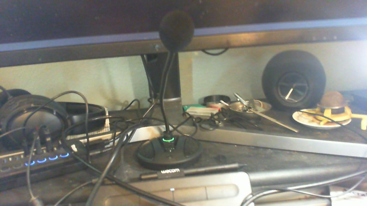 JOUNIVO USB Microphone, 360 Degree Adjustable Gooseneck Design, Mute Button & LED Indicator, Noise-Canceling Technology, Plug & Play, Compatible with Windows & MacOS - Customer Photo 2