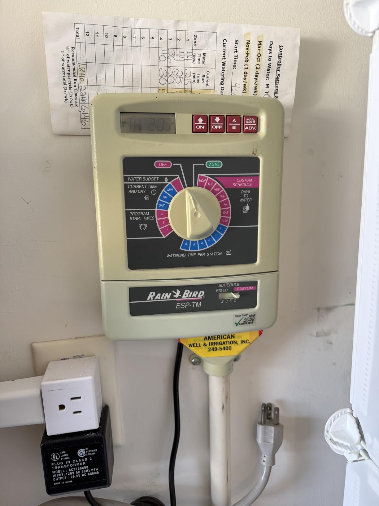 Rain Bird ST8O-2.0 Smart Indoor/Outdoor WiFi Sprinkler/Irrigation System Timer/Controller, WaterSense Certified, 8-Zone/Station, Compatible with Amazon Alexa - Customer Photo 1