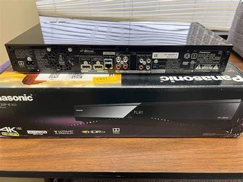 Panasonic Streaming Blu Ray DVD Player, 4K Blu Ray Player with Dolby Vision and HDR10+ Ultra HD Premium Video Playback, Hi-Res Audio, Voice Assist - DP-UB820-K (Black) - Customer Photo 2