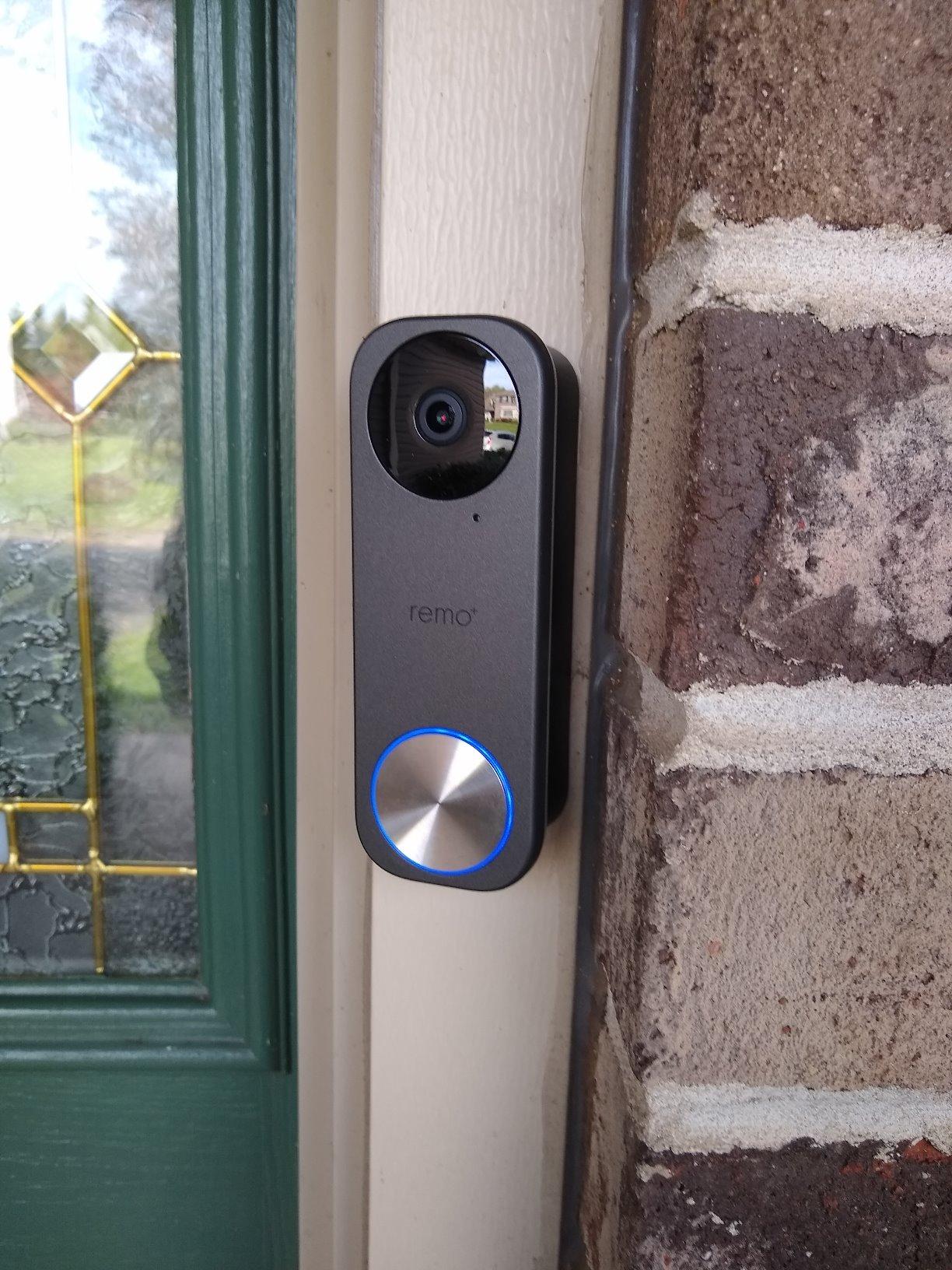 Remo+ RemoBell S Smart Doorbell Camera, 180° Wireless Video Doorbell with Motion Sensor, 2-Way Talk, Night Vision, Live View, and Alexa Compatibility - Customer Photo 1