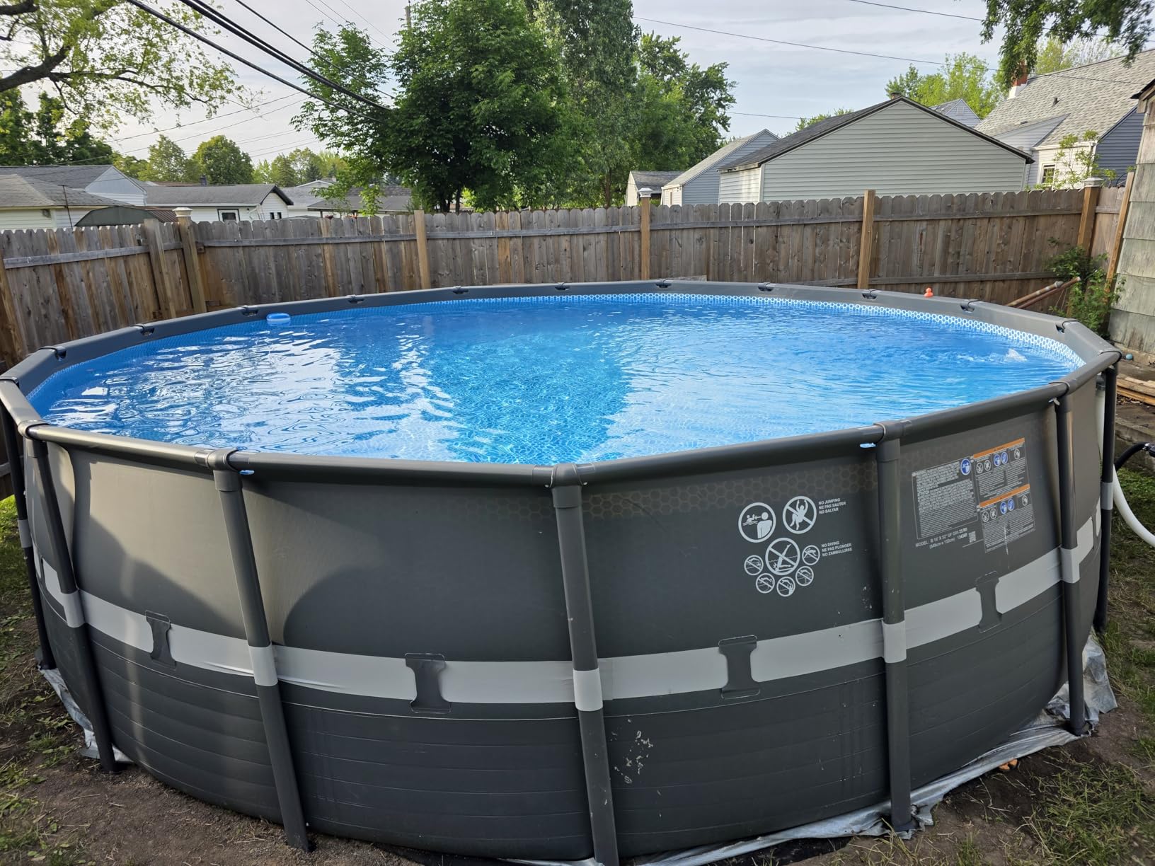 INTEX 26329EH Ultra XTR 18ft x 52in Above Ground Swimming Pool Set with Sand Filter Pump and Cleaning Maintenance Kit - Customer Photo 2