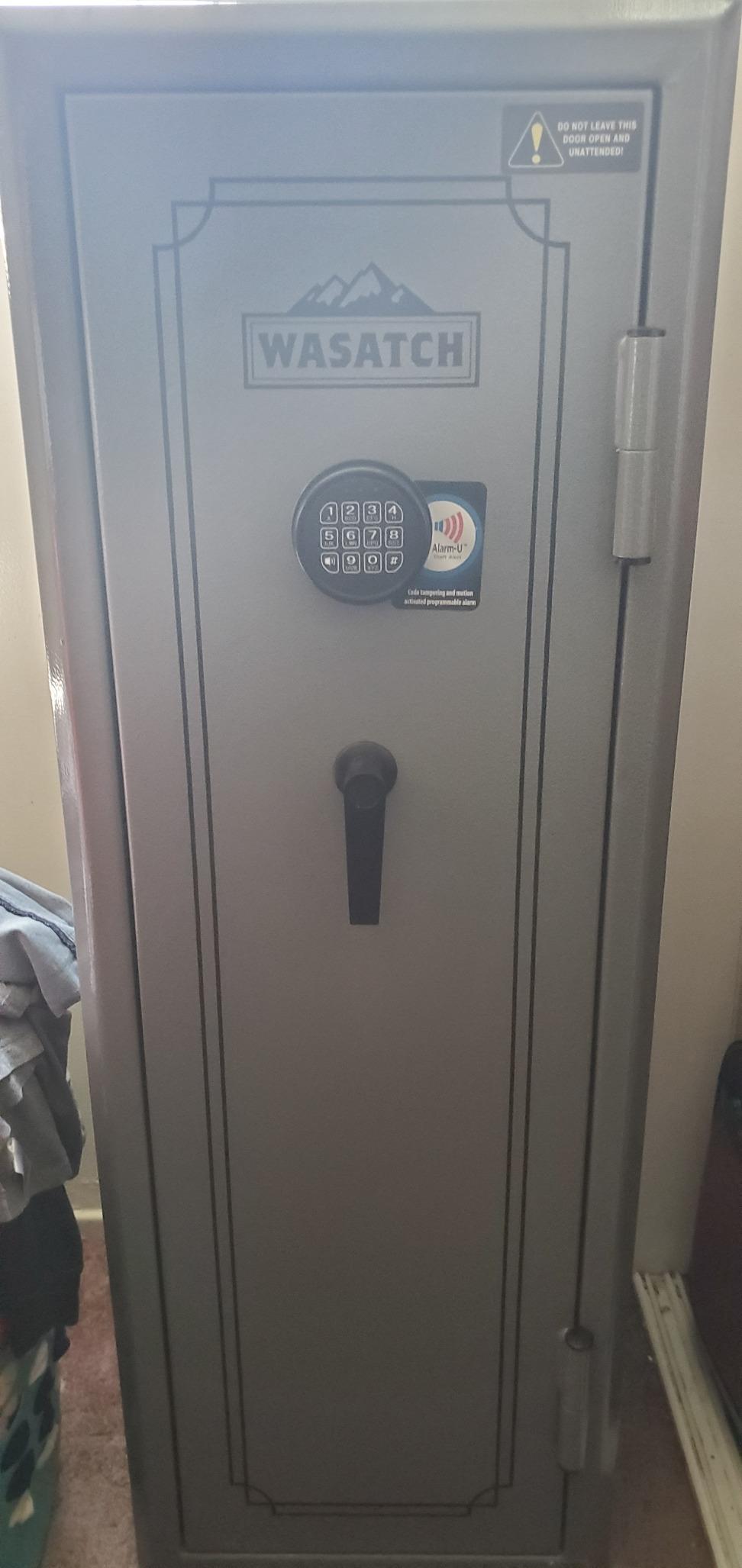 Wasatch 18-Gun Fireproof and Waterproof Safe with Electronic Lock, Gray (18EGW) - Customer Photo 1
