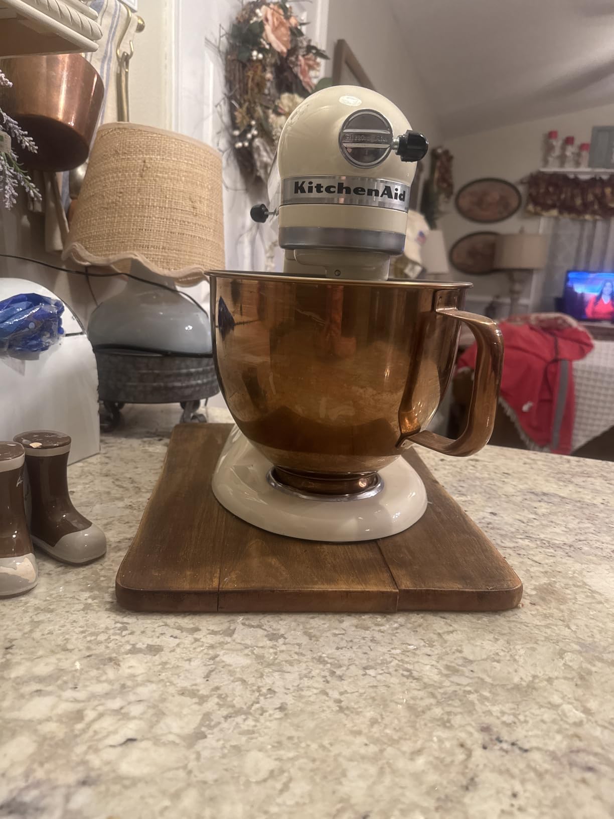 KitchenAid Artisan Series 5 Quart Tilt Head Stand Mixer with Pouring Shield KSM150PS, Blue Velvet - Customer Photo 1