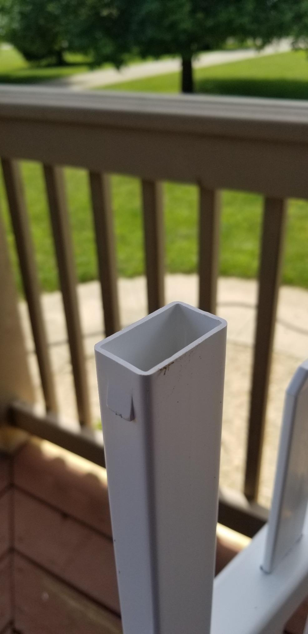 3ft H x 3.5ft W (2 Panels) No Dig Zippity Baskenridge Fence Panel Kit, Vinyl Fencing Panel, White Vinyl Fences for Yard, Temporary for Backyard, White Picket Garden Border, DIY ZP19037 - Customer Photo 5