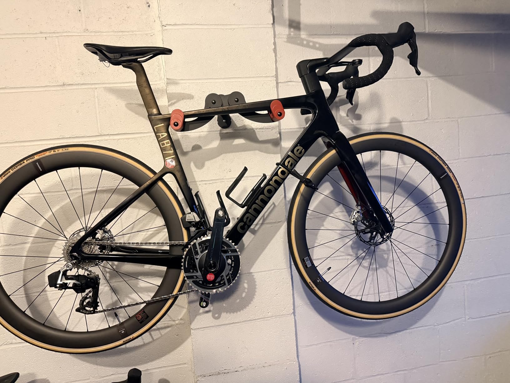 PRO BIKE TOOL Bike Wall Mount - Horizontal Indoor Bike Rack for 1 Bicycle - Bike Rack for Garage - Safe and Secure Bike Hook for Road, Mountain or Hybrid Bikes - Bike Hanger, Bicycle Storage - Customer Photo 2