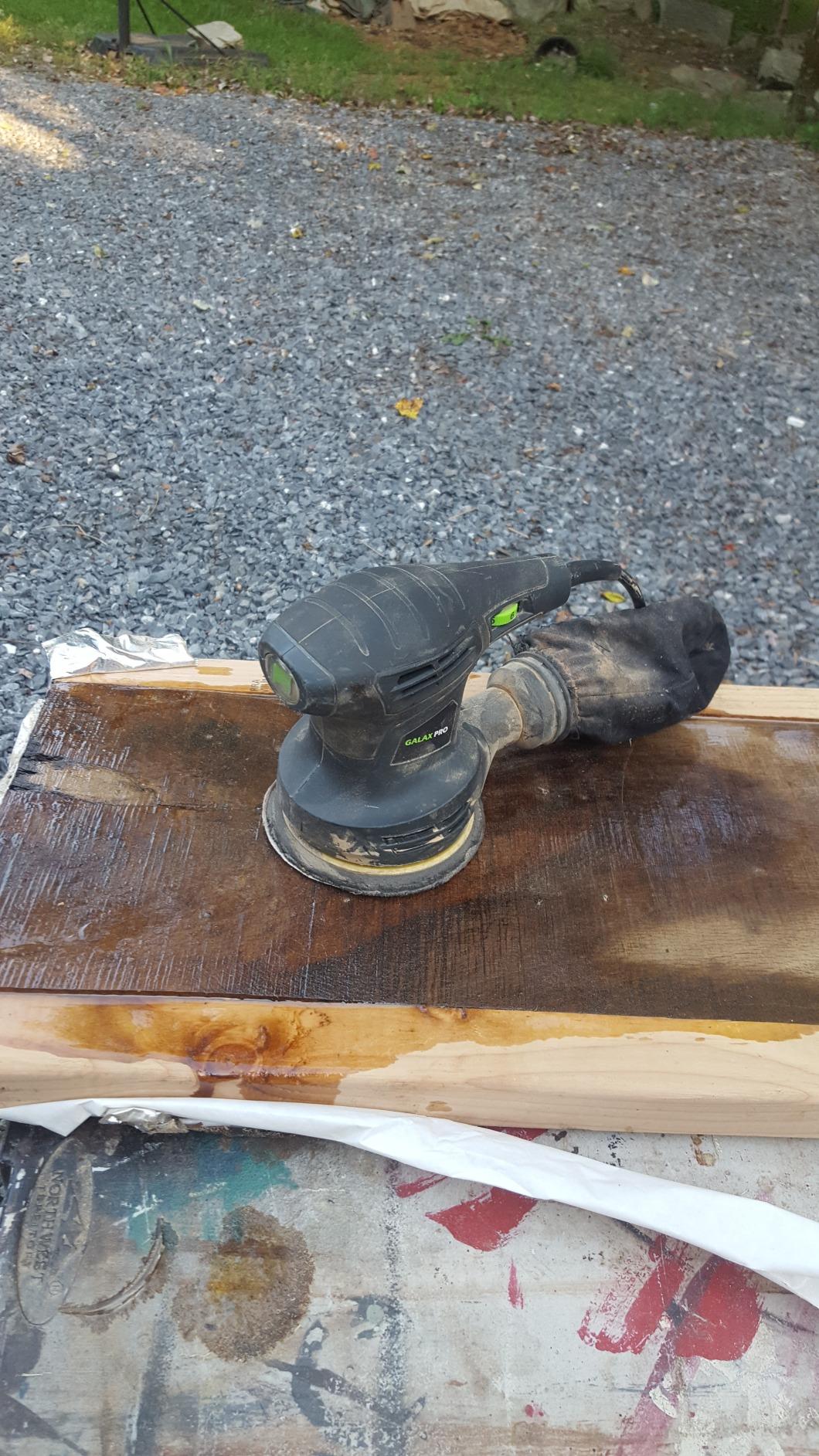 GALAX PRO 280W 13000OPM Max 6 Variable Speeds Orbital Sander with 15Pcs Sanding Discs, 5