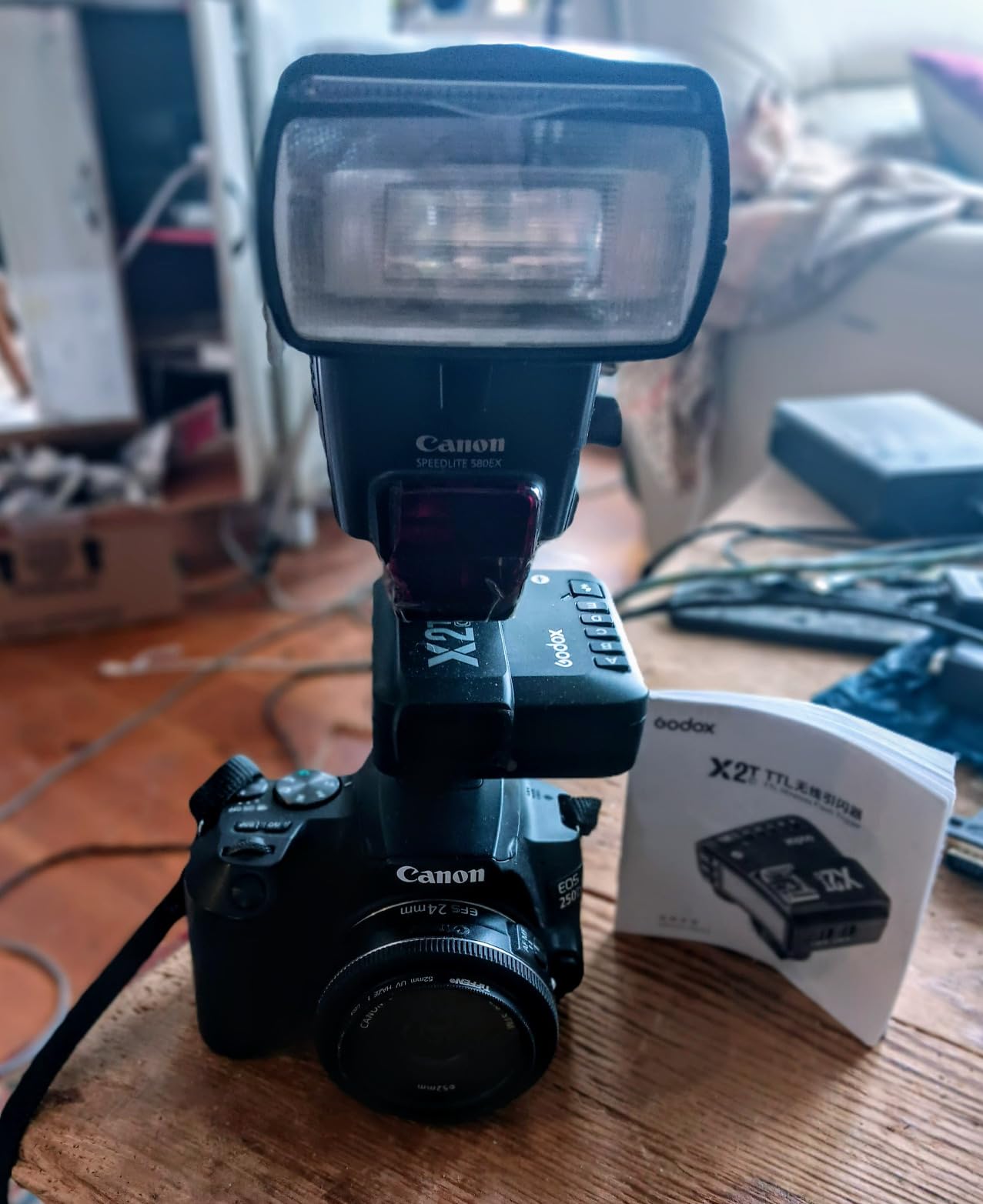 Godox X2T-C TTL Wireless Flash Trigger for Canon, Bluetooth Connection, 1/8000s HSS,5 Separate Group Buttons, Relocated Control-Wheel, New Hotshoe Locking, New AF Assist Light customer photo 1