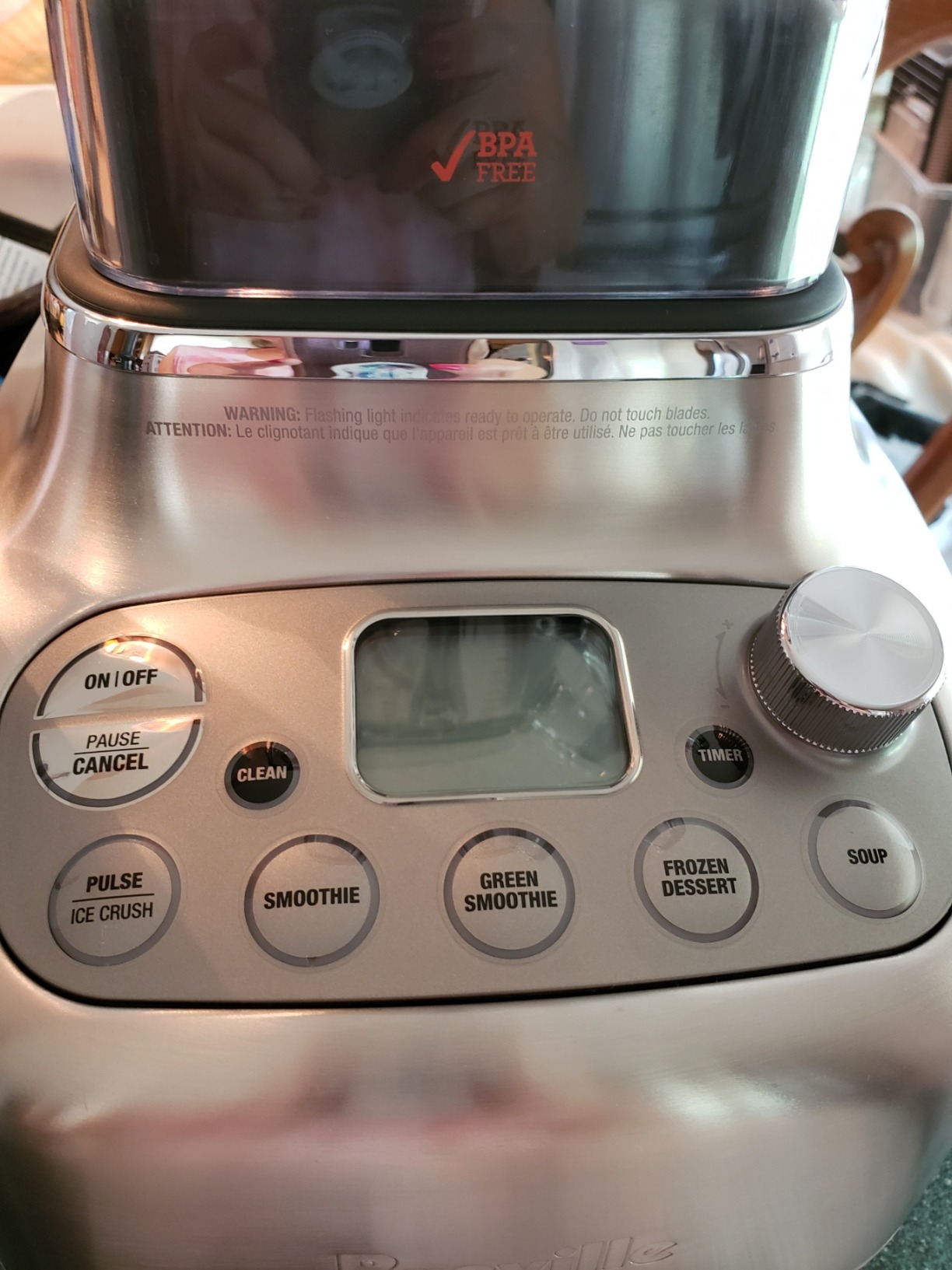 Breville BBL920BSS Super Q Commercial-Grade Home Blender, Brushed Stainless Steel - Customer Photo 2
