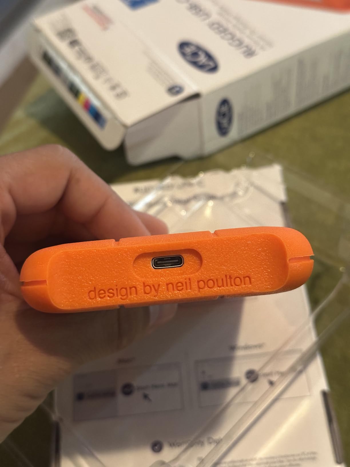 LaCie Rugged Raid Shuttle 8TB External Hard Drive Portable HDD - USB-C USB 3.0 Compatible, Drop Shock Dust Water Resistant, for Mac and PC Computer Desktop Laptop, 1 Mo Adobe CC (STHT8000800) - Customer Photo 1