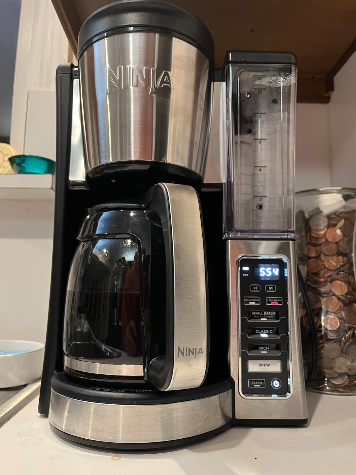Ninja 12-Cup Programmable Coffee Brewer, 2 Brew Styles, Adjustable Warm Plate, 60oz Water Reservoir, Delay Brew - Black/Stainless Steel - Customer Photo 1