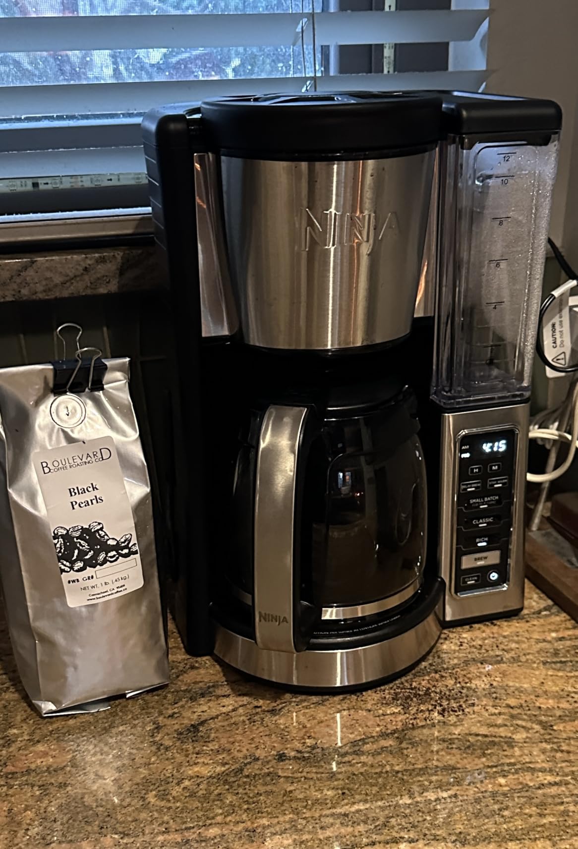 Ninja 12-Cup Programmable Coffee Brewer, 2 Brew Styles, Adjustable Warm Plate, 60oz Water Reservoir, Delay Brew - Black/Stainless Steel - Customer Photo 2