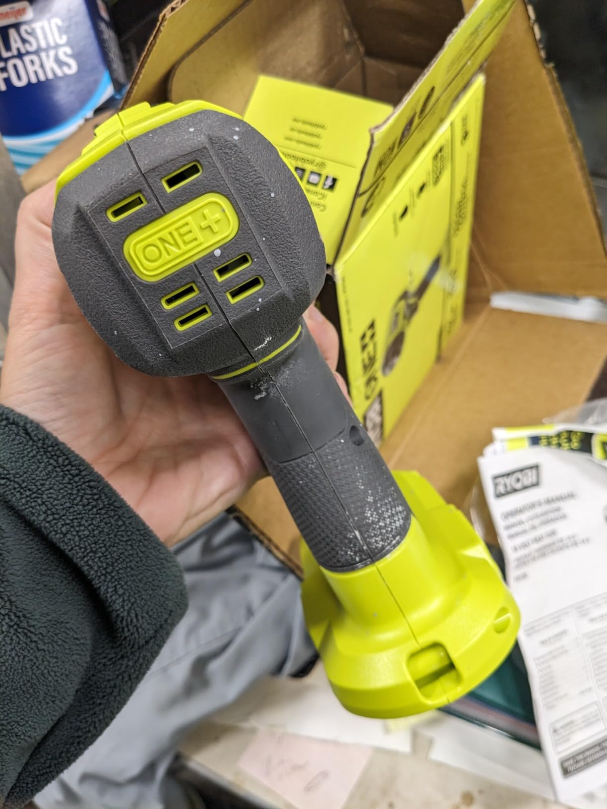 Ryobi 18-Volt ONE+ Lithium-Ion Cordless Heat Gun (Tool Only) P3150 - Customer Photo 2