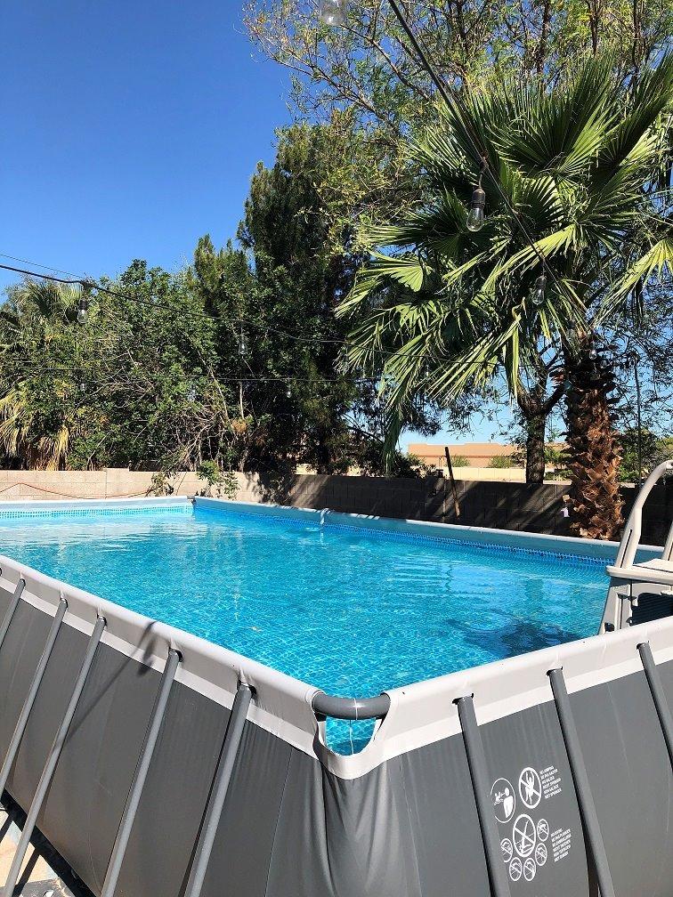 INTEX 26373EH Ultra XTR Deluxe Rectangular Above Ground Swimming Pool Set: 32ft x 16ft x 52in – Includes 2800 GPH Sand Filter Pump - Customer Photo 1