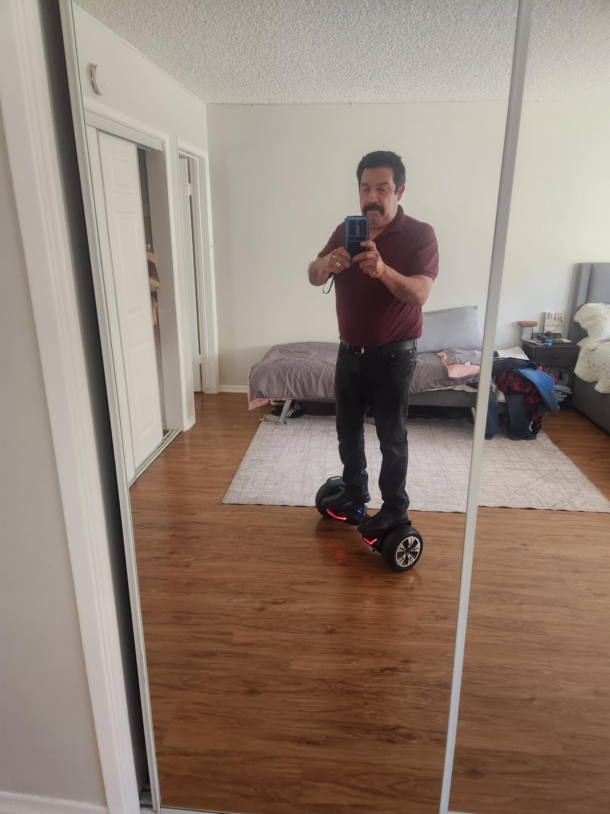 Gyroor Warrior 8.5 inch All Terrain Off Road Scooter with Bluetooth Speakers and LED Lights,Self Balancing Scooter for Kids ages 6-12 and Adults - Customer Photo 1