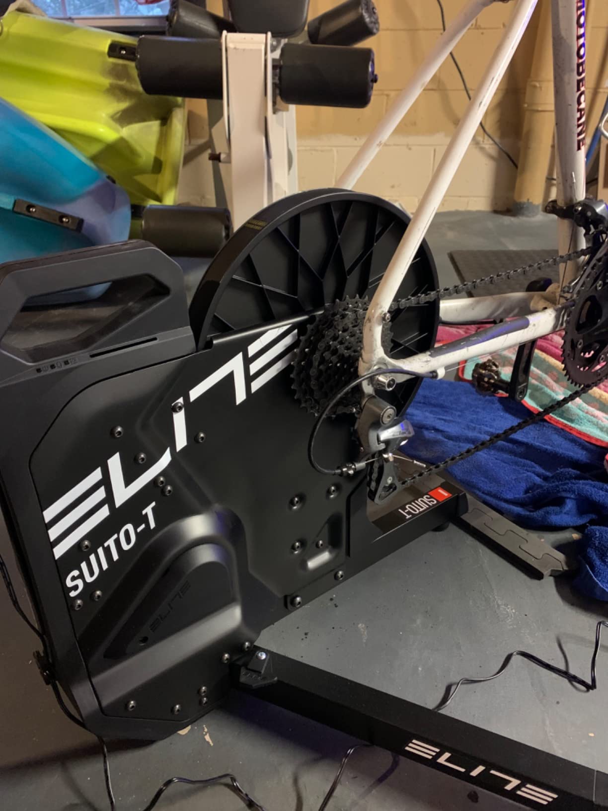 Elite SUITO Smart Trainer Interactive Trainer, Direct Drive, Powerful and Quiet Indoor Cycling Trainer - Customer Photo 2