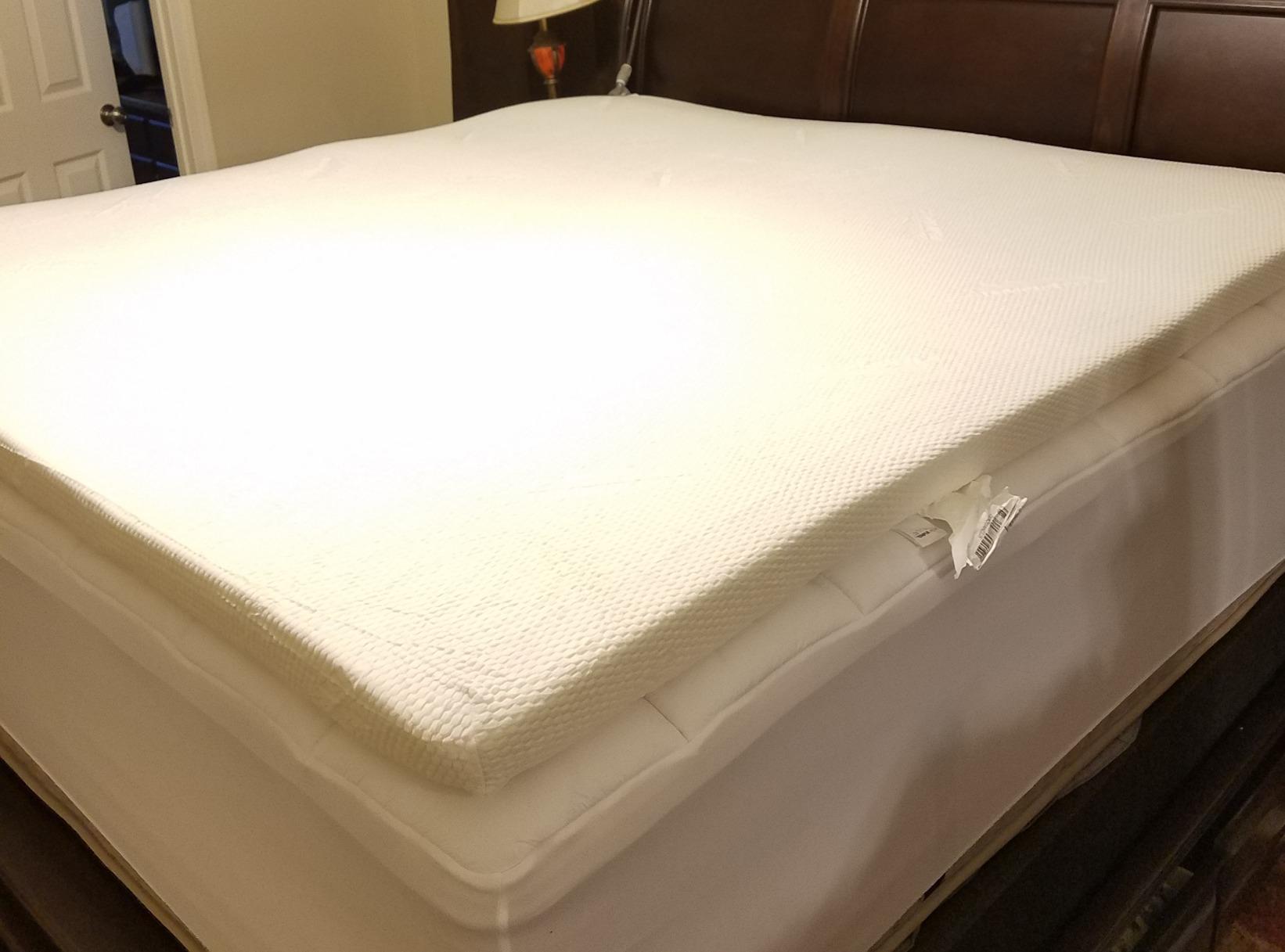 TEMPUR-Adapt + Cooling 3-Inch Queen Mattress Topper Medium Luxury Premium Foam, Washable Cover, Medium Cooling Topper - Customer Photo 1