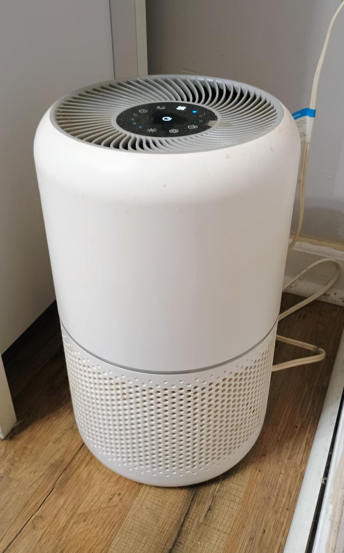 LEVOIT Air Purifier for Home Allergies Pet Hair in Bedroom, Covers Up to 1073 ft² by 56W High Torque Motor, AHAM VERIFIDE, 3-in-1 Filter with HEPA Sleep Mode, Remove Dust Smoke Odor, Core300-P, White - Customer Photo 1