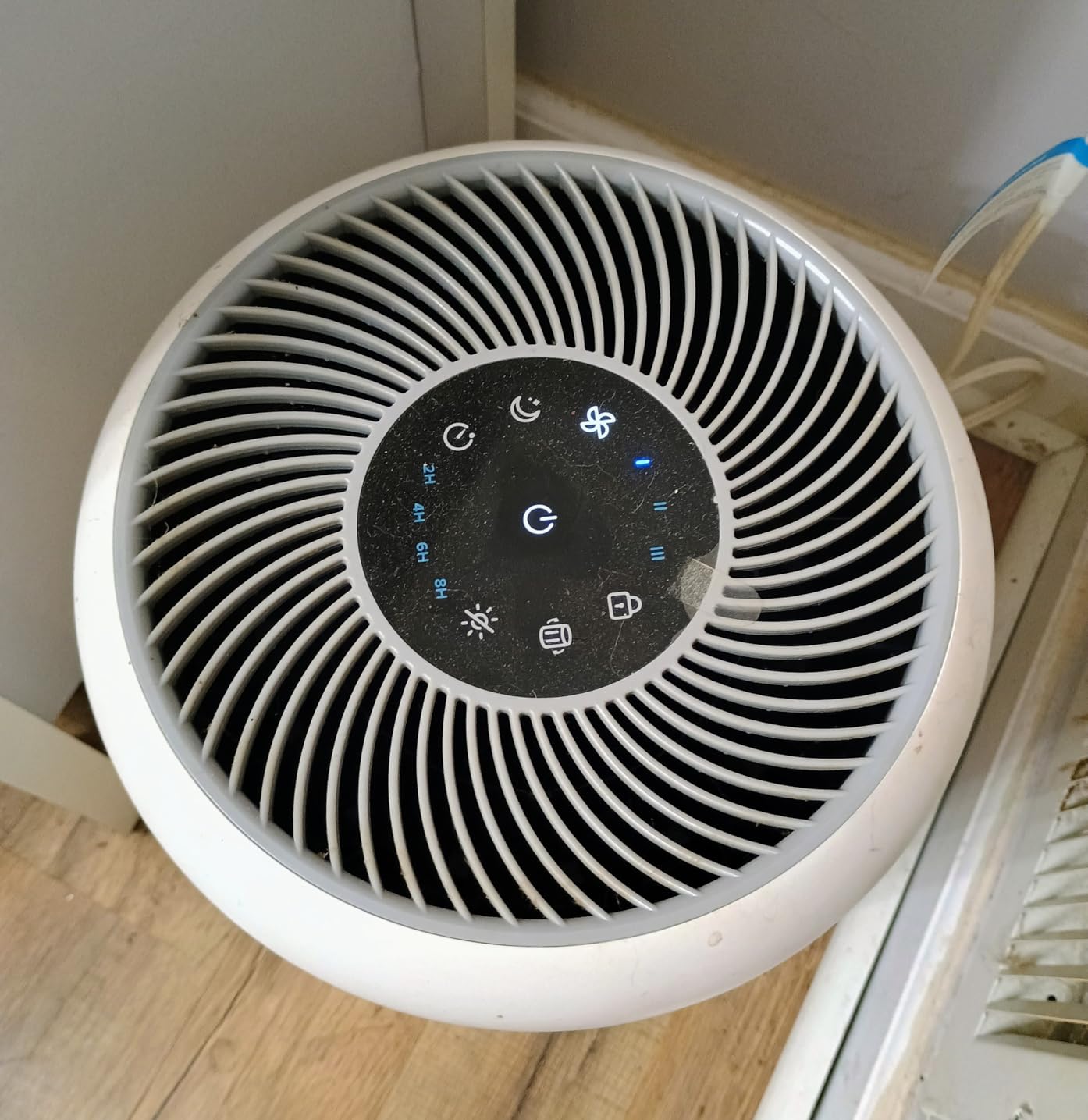 LEVOIT Air Purifier for Home Allergies Pet Hair in Bedroom, Covers Up to 1073 ft², AHAM VERIFIDE, 3-in-1 Filter with HEPA Sleep Mode, Remove Dust Smoke Odor, Core300-P, White customer photo 1