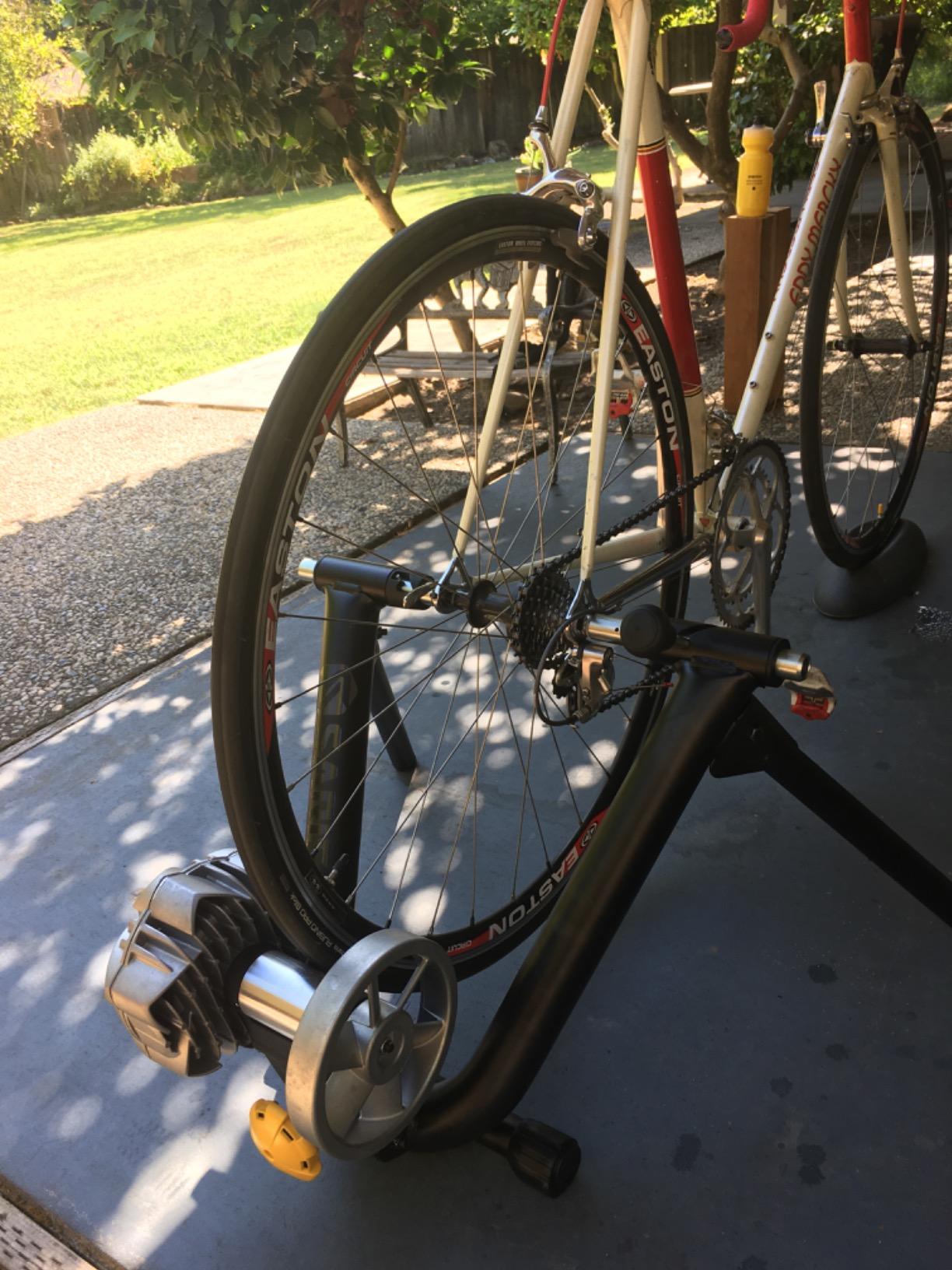 Saris Fluid2 Indoor Bike Trainer, Smart Equipped Option, Fits Road and Mountain Bikes, Compatible with Zwift App - Customer Photo 1