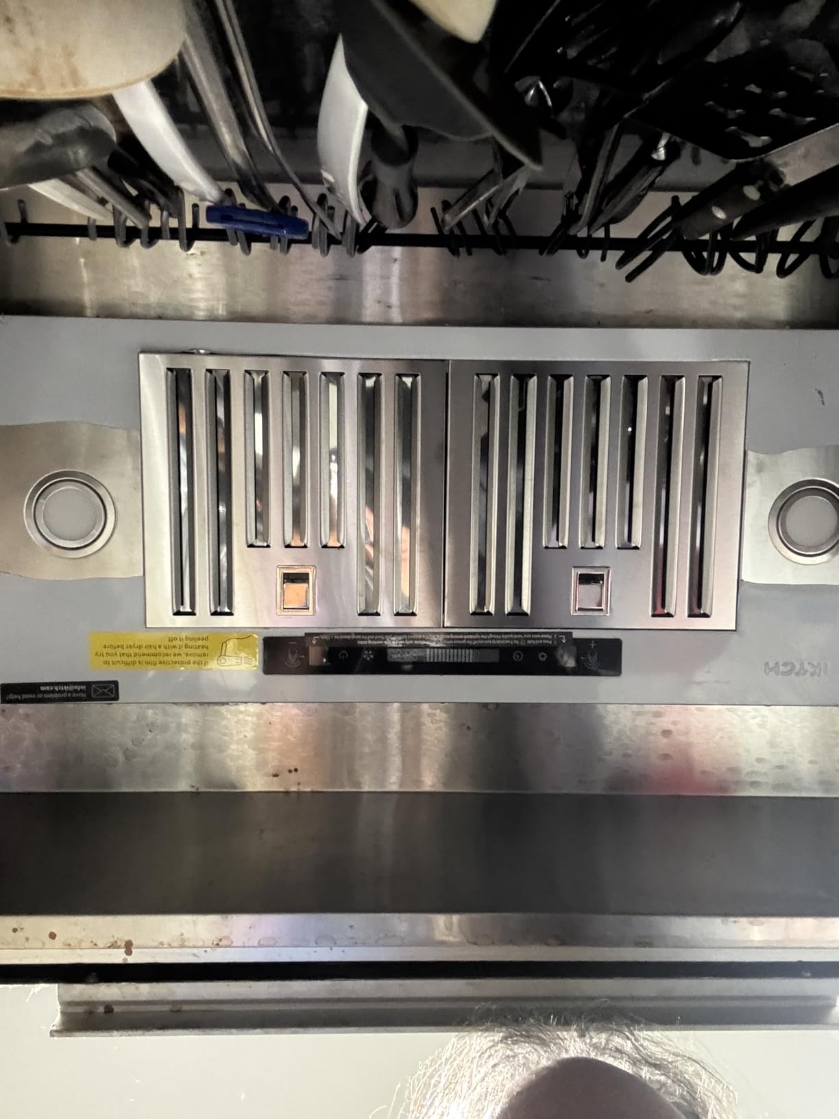 IKTCH 30 inch Built-in/Insert Range Hood 900 CFM, Ducted/Ductless Convertible Duct, Stainless Steel Kitchen Vent Hood with 4 Speed Gesture Sensing&Touch Control Panel(IKB01-30) customer photo 1