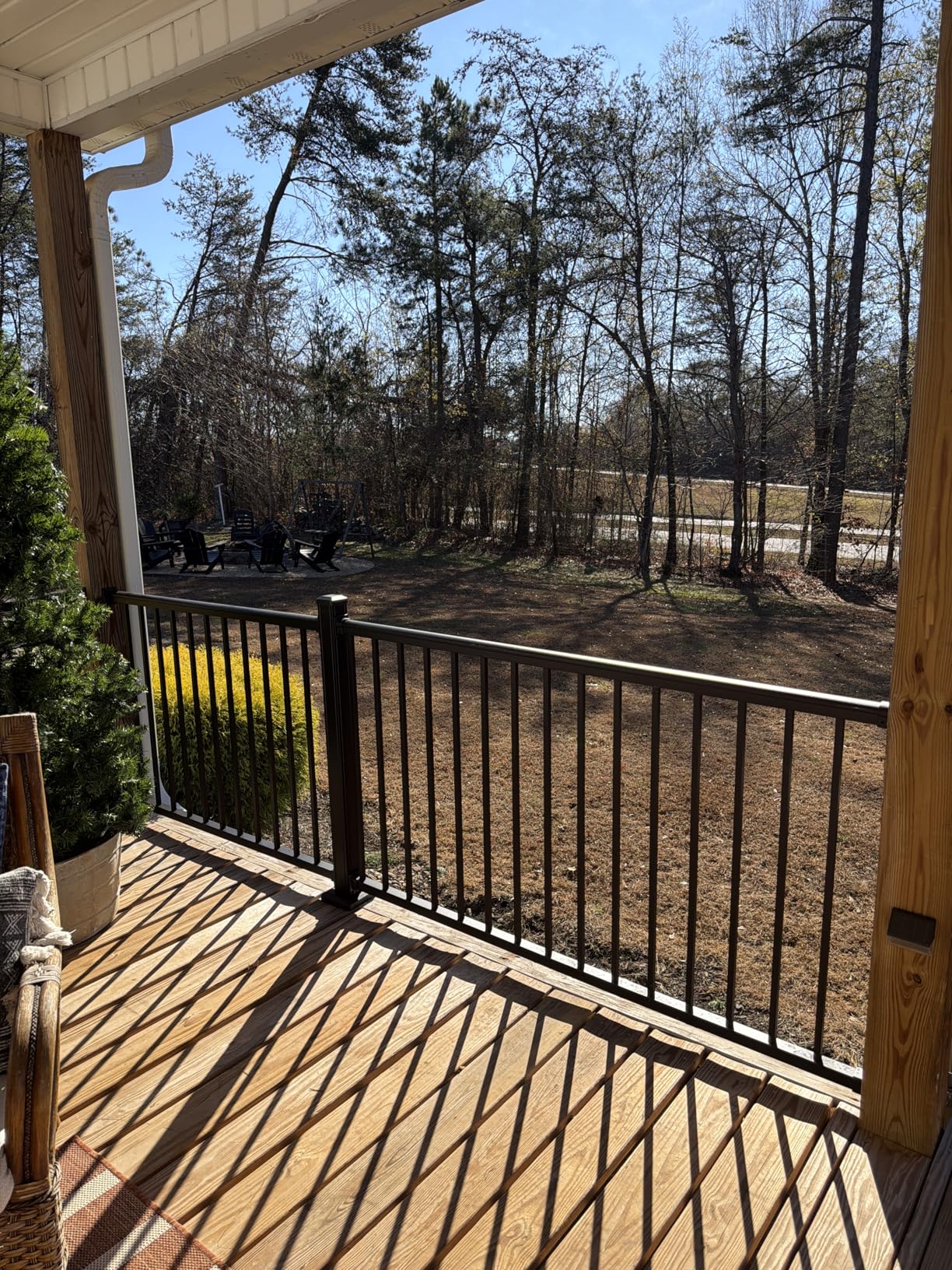 Weatherables 36 in. H x 6 ft. W Stanford Stair Railing Kit – Aluminum Porch & Deck Railing Kit with Black Powder-Coated Finish, Adjustable Outdoor Hand Rail Kit - Customer Photo 1