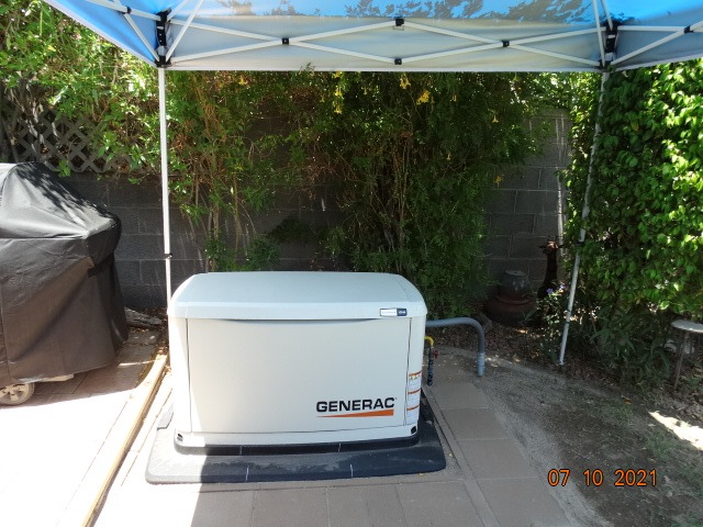 Generac Guardian 10kW Home Standby Generator - Automatic Whole House Backup Power for Storms, Emergencies, and Outages, WiFi Enabled, Runs on Natural Gas or Liquid Propane, Quiet Operation - Customer Photo 1