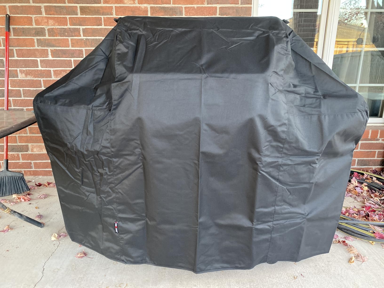 Unicook 58 Inch Grill Cover for Weber Genesis II, LX 300 Series and Genesis 300 Series Gas Grills, Heavy Duty Waterproof Fade Resistant BBQ Cover, All Weather Protection, Compared to Weber 7130 - Customer Photo 3