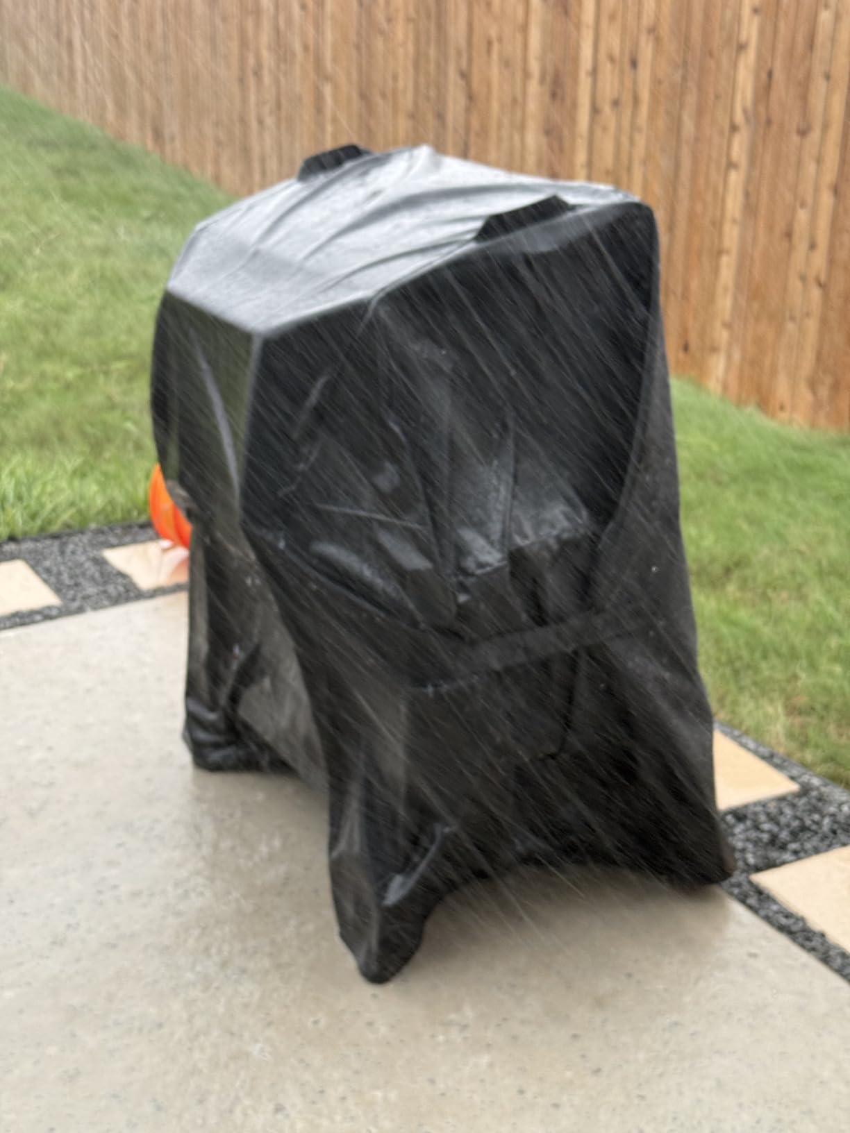 Unicook 58 Inch Grill Cover for Weber Genesis II, LX 300 Series and Genesis 300 Series Gas Grills, Heavy Duty Waterproof Fade Resistant BBQ Cover, All Weather Protection, Compared to Weber 7130 - Customer Photo 4