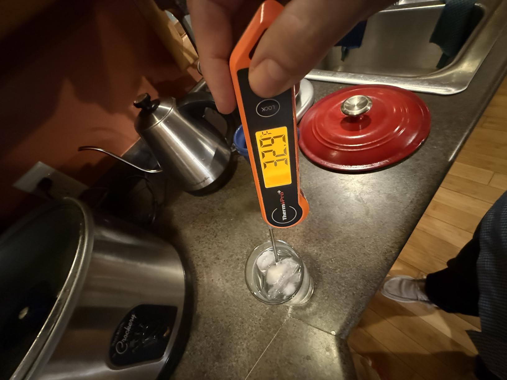 TempPro TP19H Digital Meat Thermometer for Cooking, 1 Sec Instant Read Food Thermometer with Motion-Sensing Wake for BBQ Grill Oil Fry Candy for Fathers Day Gift for Dad Men (Previously ThermoPro) customer photo 2