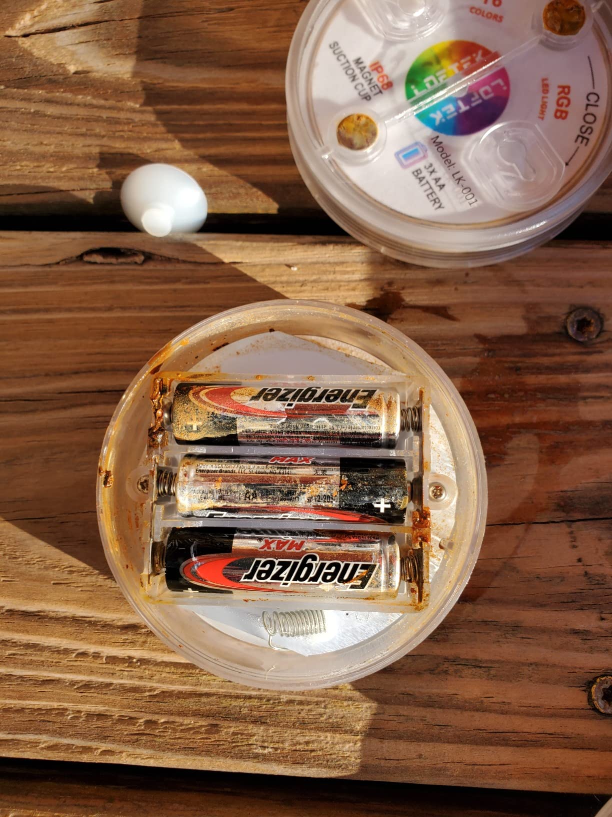 LOFTEK Submersible LED Lights with Remote, 13 LED Pool Lights for Inground Above Ground Pool with Magnets &10 Suction Cups,16 Color Changing Underwater Light for Ponds Battery Operated (4 Packs) - Customer Photo 2