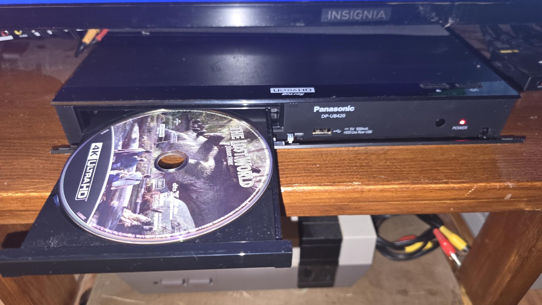 Panasonic UB420 Streaming 4K Blu Ray Player, Ultra HD Premium Video Playback with Hi-Res Audio, Voice Assist - DP-UB420-K Blu Ray DVD Player (Black) - Customer Photo 1