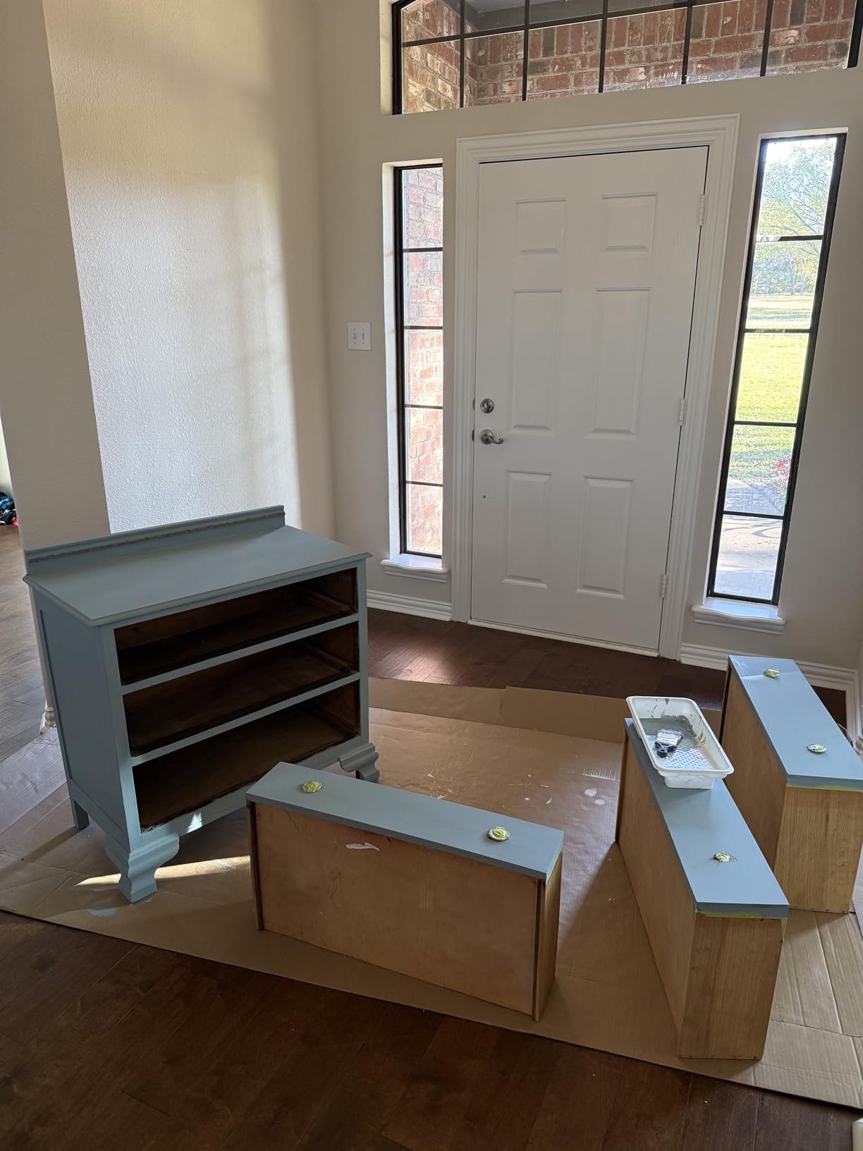 Country Chic All-in-One Chalk Paint for Furniture, Cabinets, Home Decor, Eco-Friendly, Matte Finish, Built-In Primer & Top Coat for Wood, Metal - Sage Advice (Sage Green) - Pint 16 oz (475 ml) - Customer Photo 2