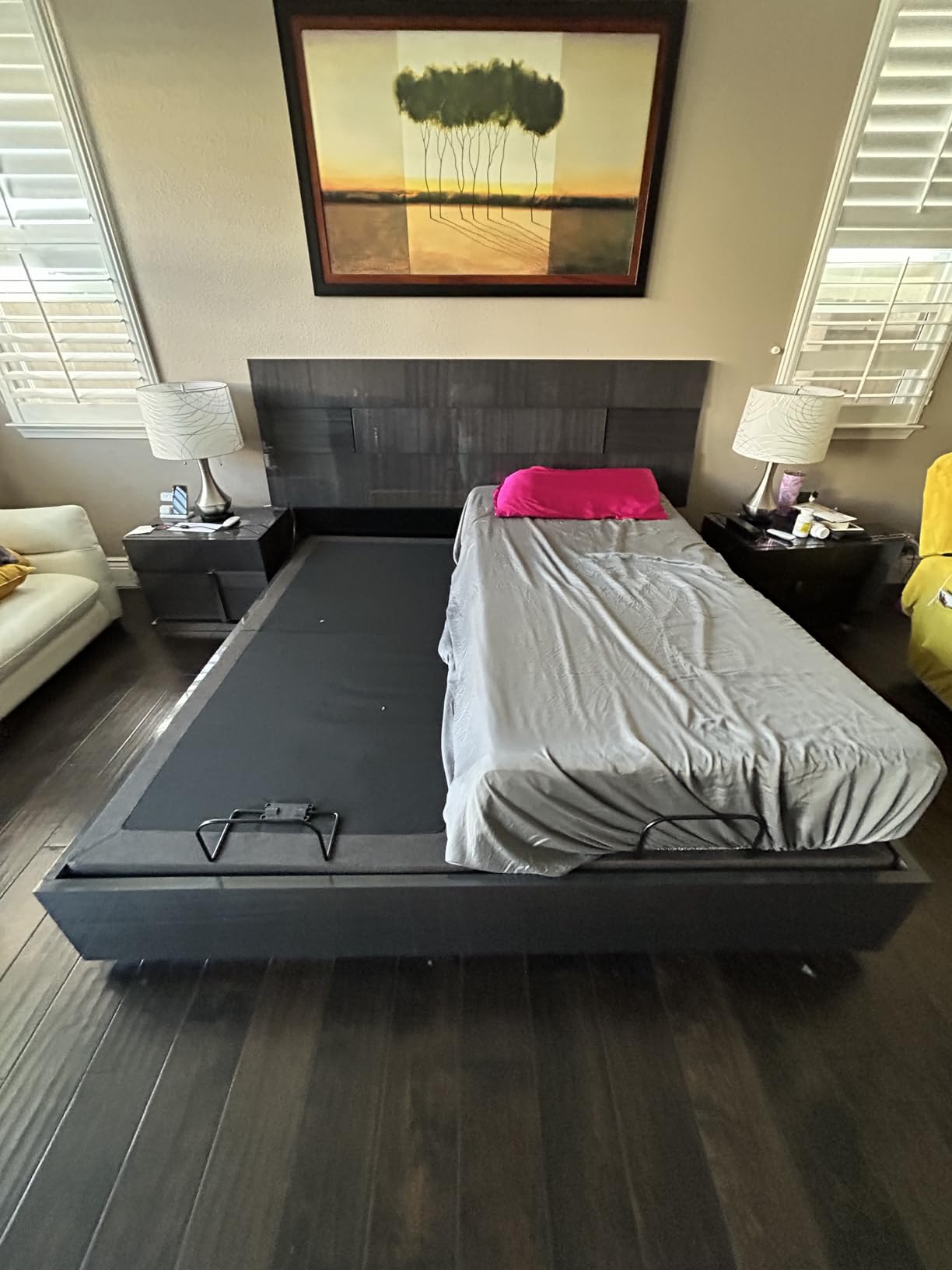 Lucid L150 Adjustable Base – Bed Frame with Head and Foot Incline – Wireless Remote Control – Premium Quiet Motor, Queen size - Customer Photo 1