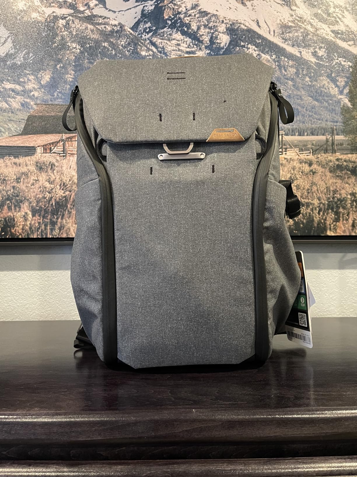 Peak Design Everyday Backpack 30L, Charcoal, MagLatch Top, Dual Side Access, FlexFold Dividers, Fits 15