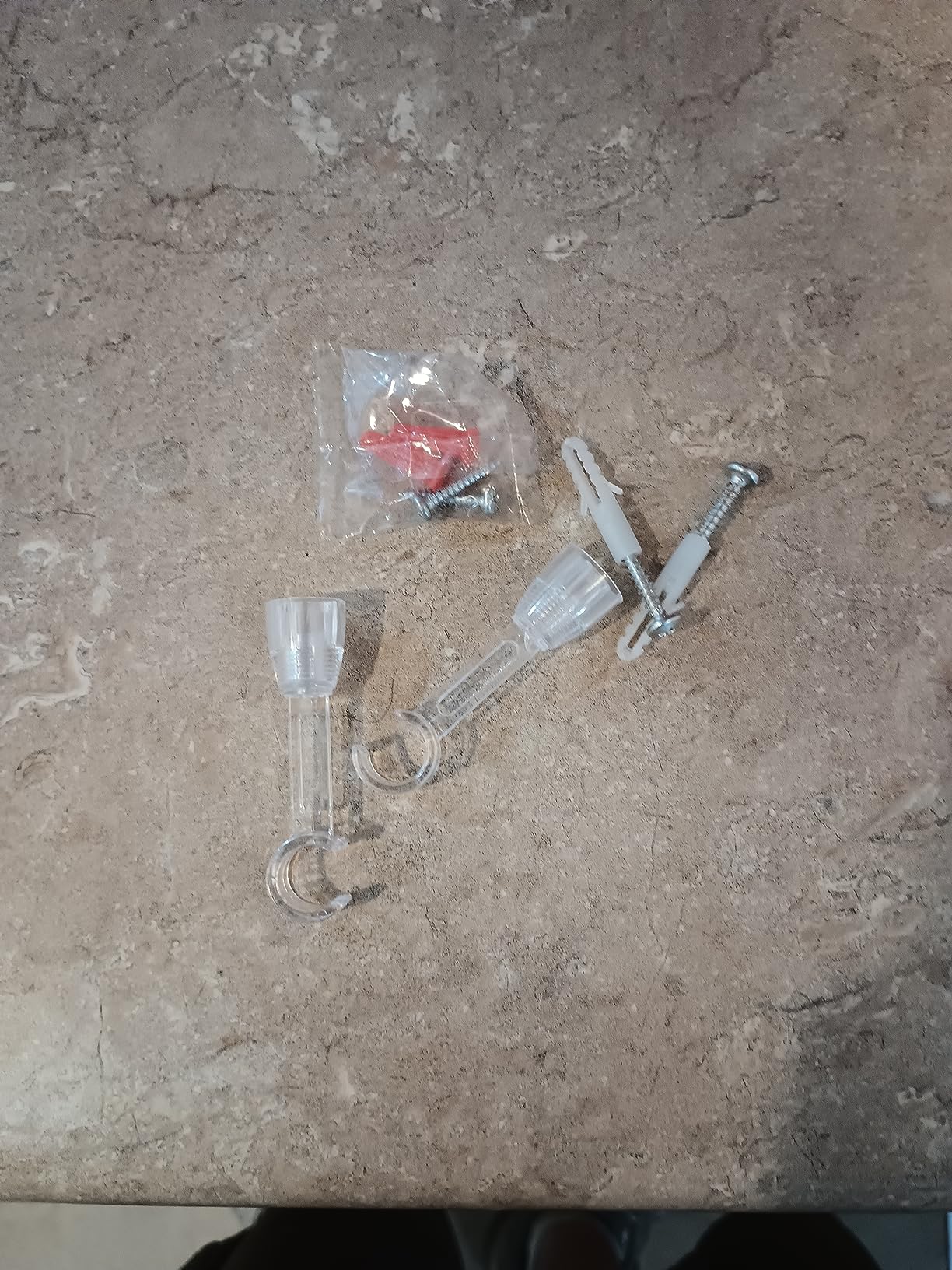 DLLT 6-Light Flexible Track Lighting Rail, Modern Directional Led Spot Ceiling Light Fixture with Glass Shade, E12 Base for Living Room, Dining Room, Bedroom, Kitchen, Brush Steel - Customer Photo 1