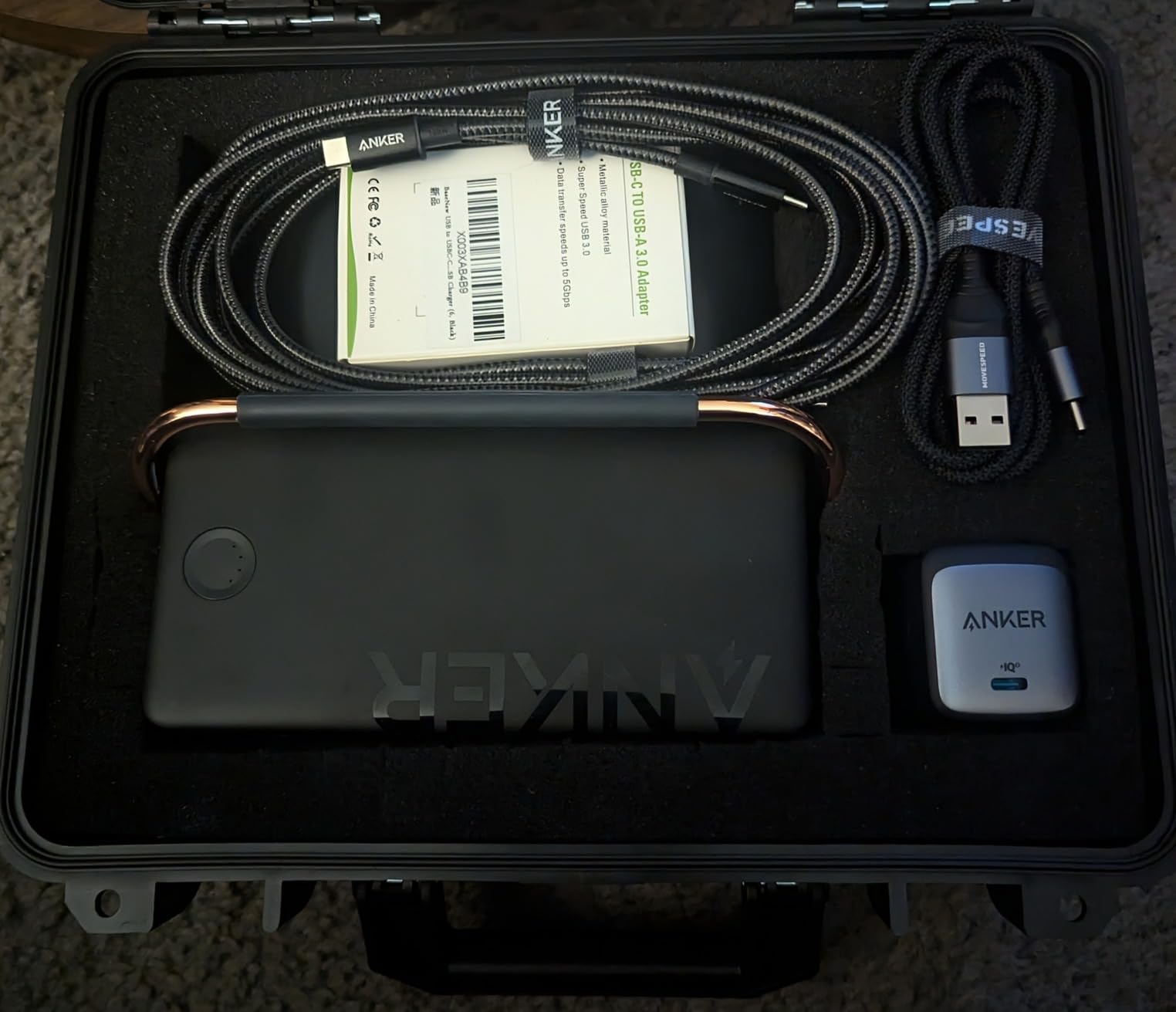 HUL 11in x 8in x 5in Waterproof Hard Case with Customizable Pluck Foam Interior for Test Instruments Compact Cameras and Tools - Customer Photo 1