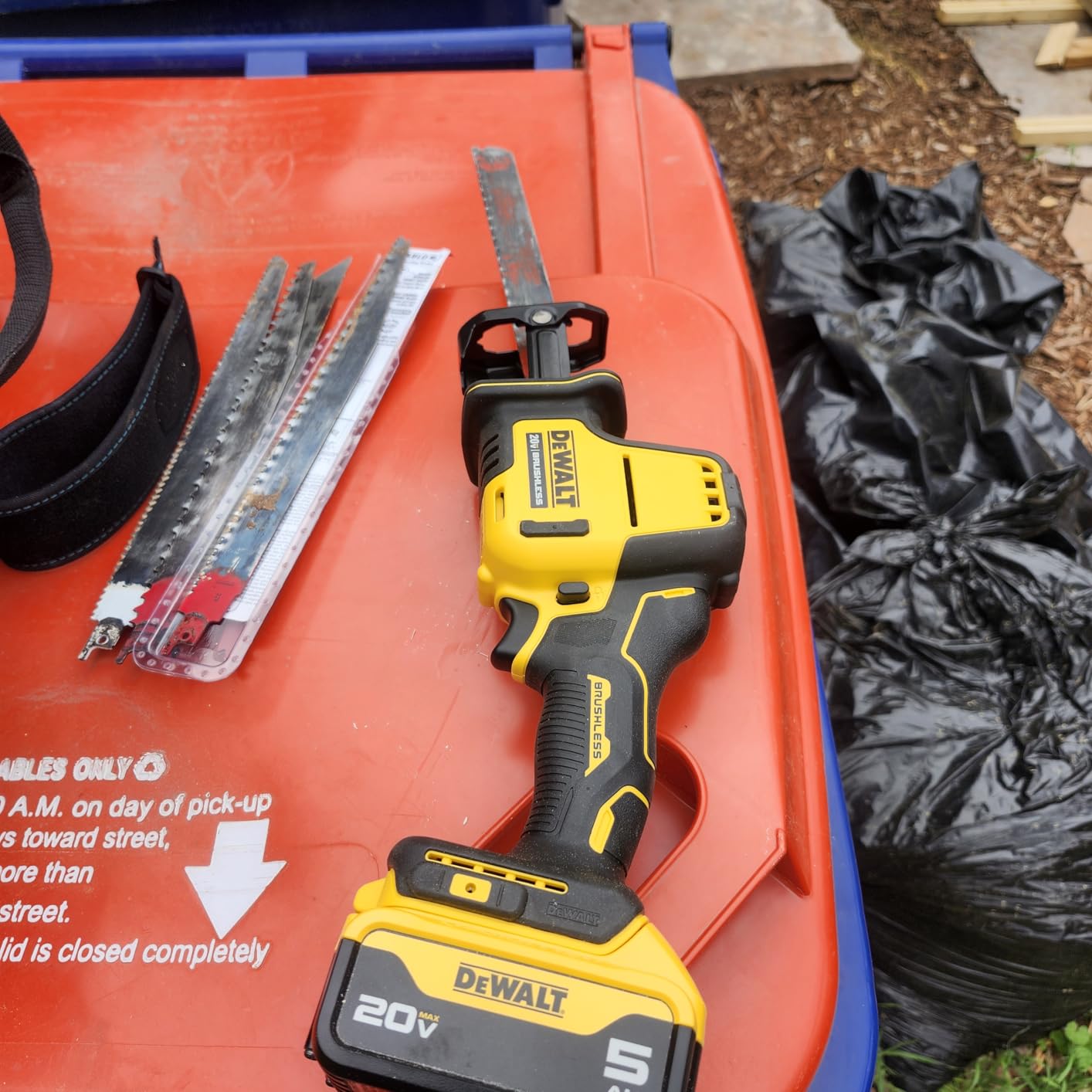 DEWALT ATOMIC 20V MAX* Reciprocating Saw, One-Handed, Cordless, Tool Only (DCS369B) - Customer Photo 1