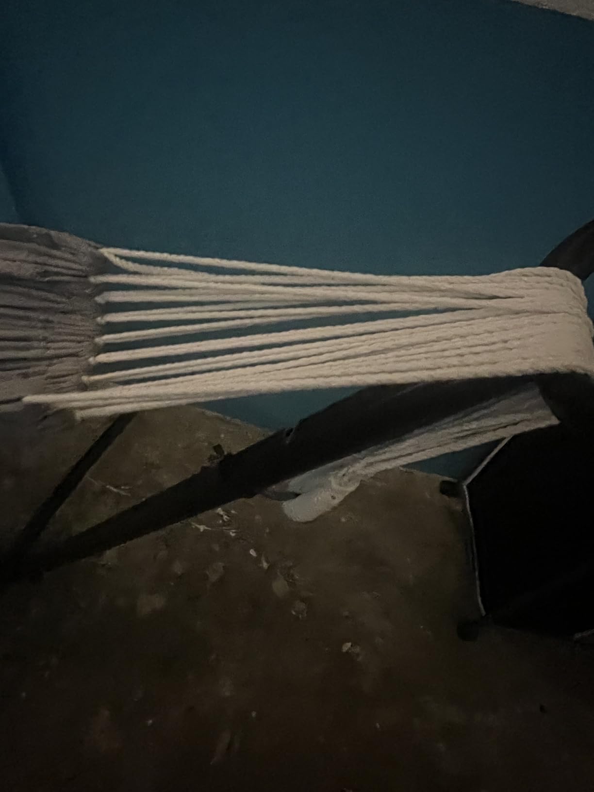 GOCAN Brazilian Double Hammock 2 Person 330X150cm Load 500Pound Cotton Hammock for Patio Porch Garden Backyard Lounging Outdoor and Indoor (Beige) - Customer Photo 2