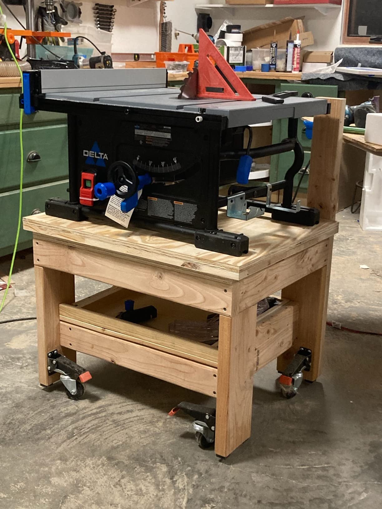 Delta - 10 in. Portable Contractor Table Saw - Customer Photo 2